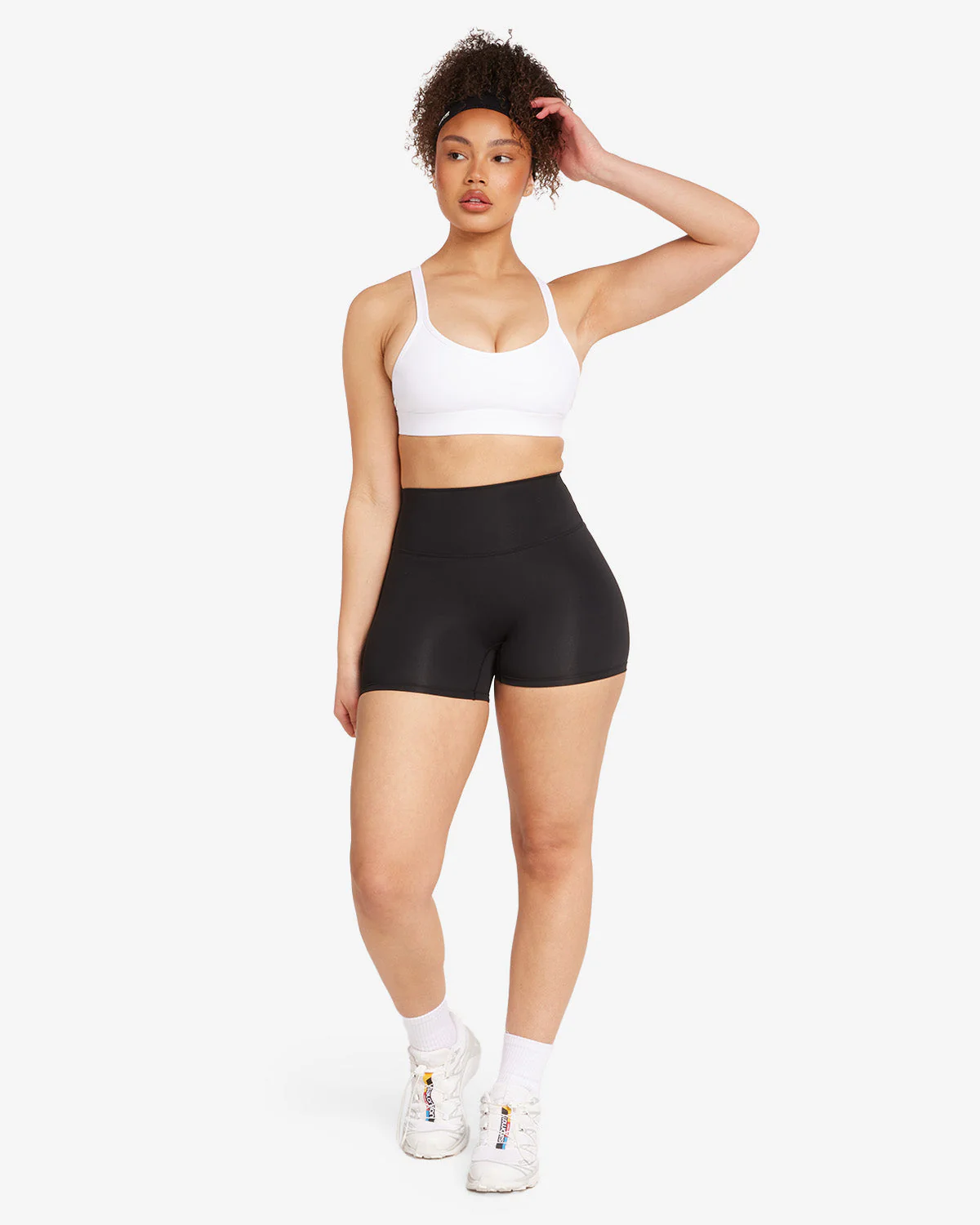 Activluxe Scrunch Shorts 4" | Black - Image 9