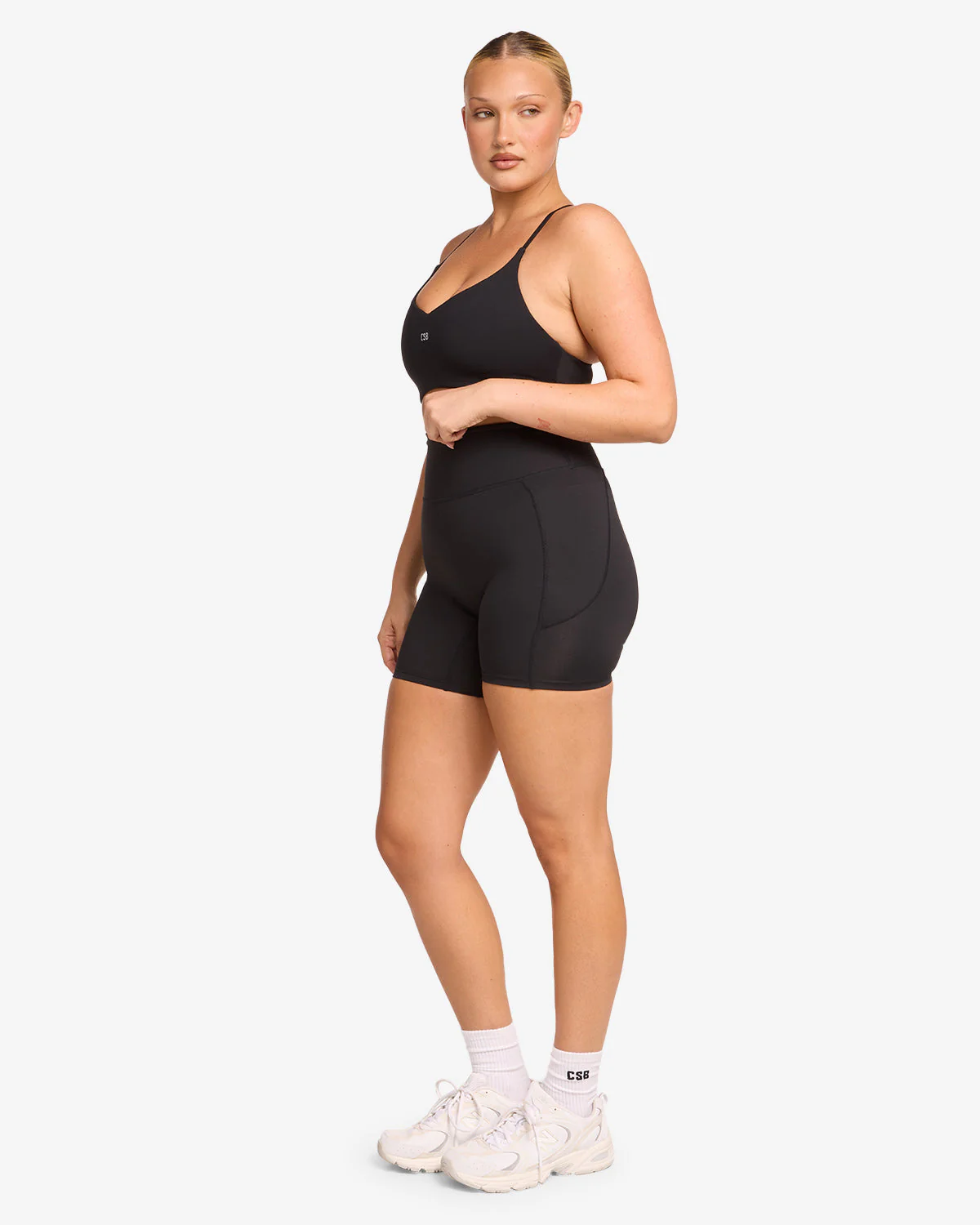 Activluxe Contour Pocket Shorts 6" | Black - Image 3