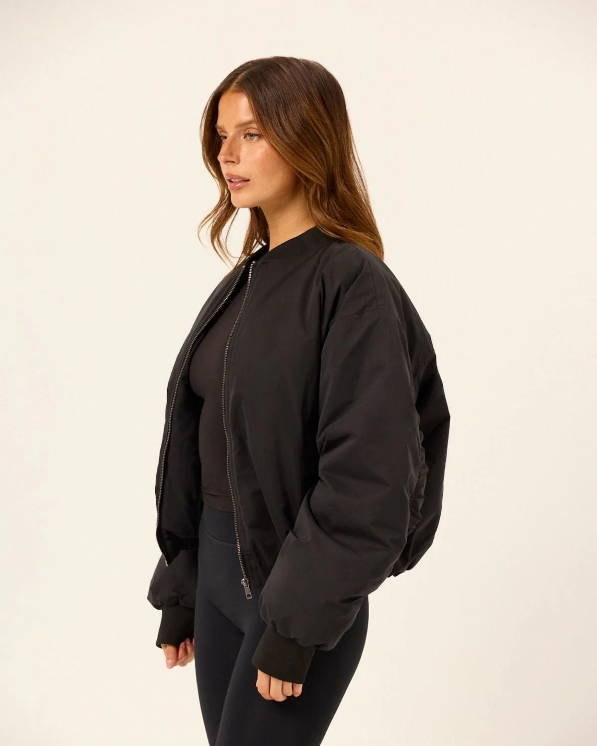 Bomber Jacket | Black - Image 3