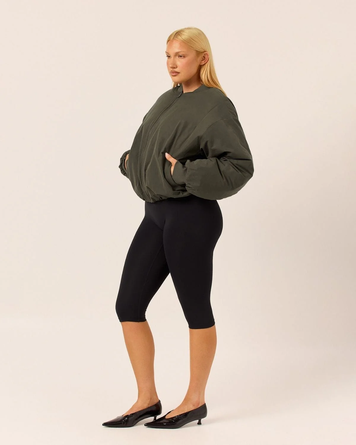 Bomber Jacket | Deep Olive - Image 12