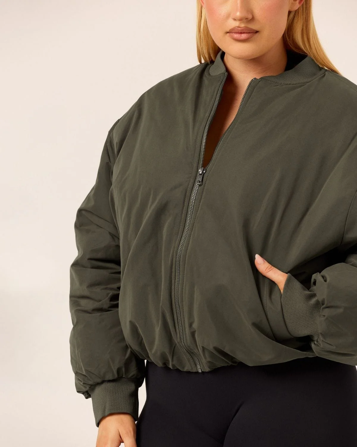 Bomber Jacket | Deep Olive - Image 13