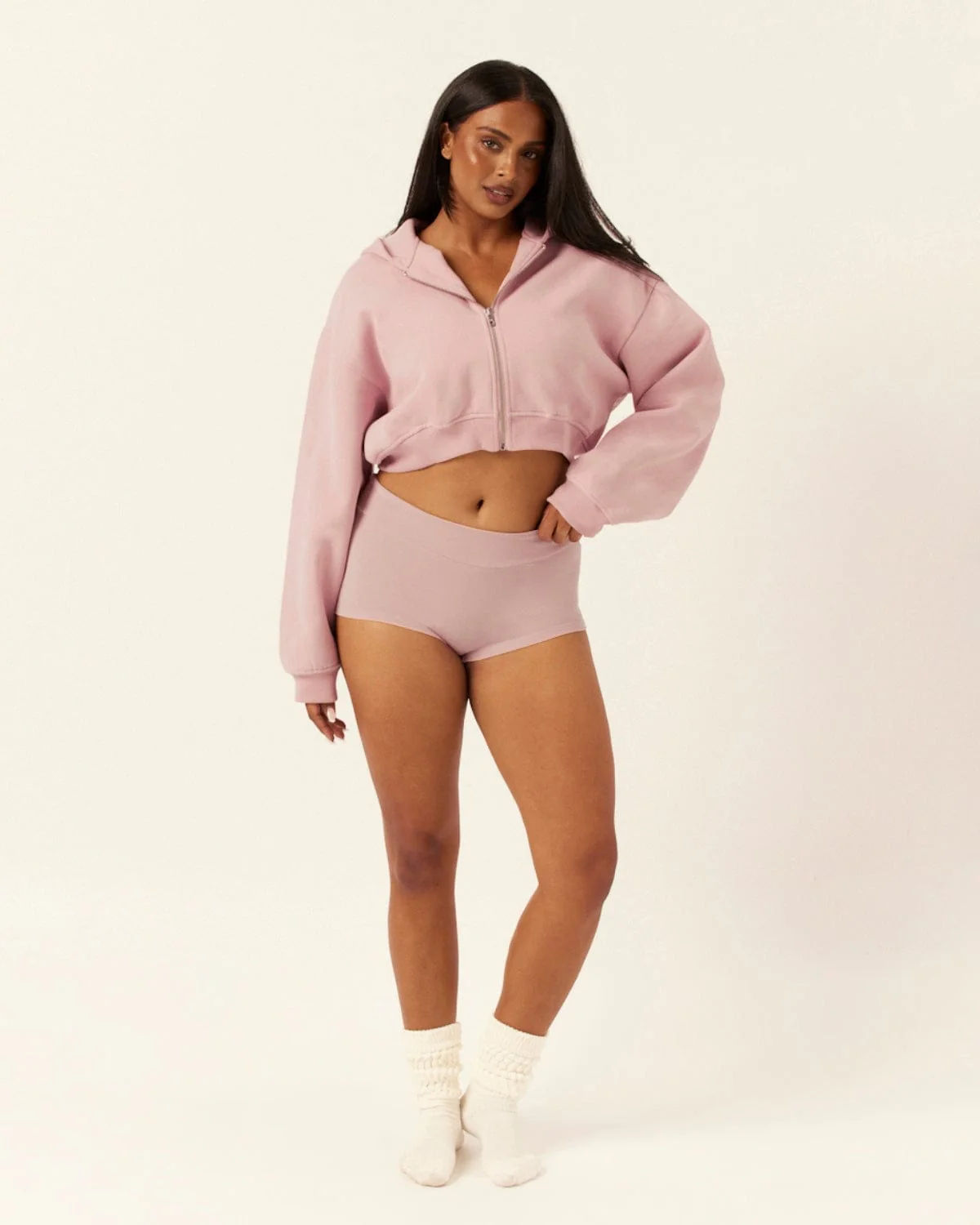 Boy Leg Shorts | Dusty Pink - Image 3