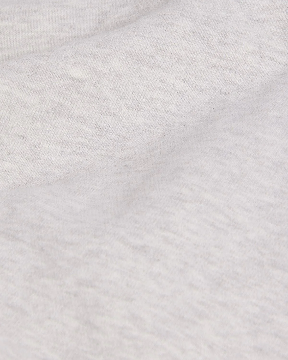 Cropped Zip Hoodie | Snow Marl - Image 10