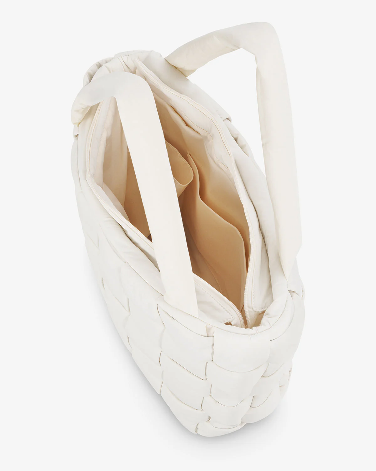 Puffer Tote Bag | Vanilla - Image 4
