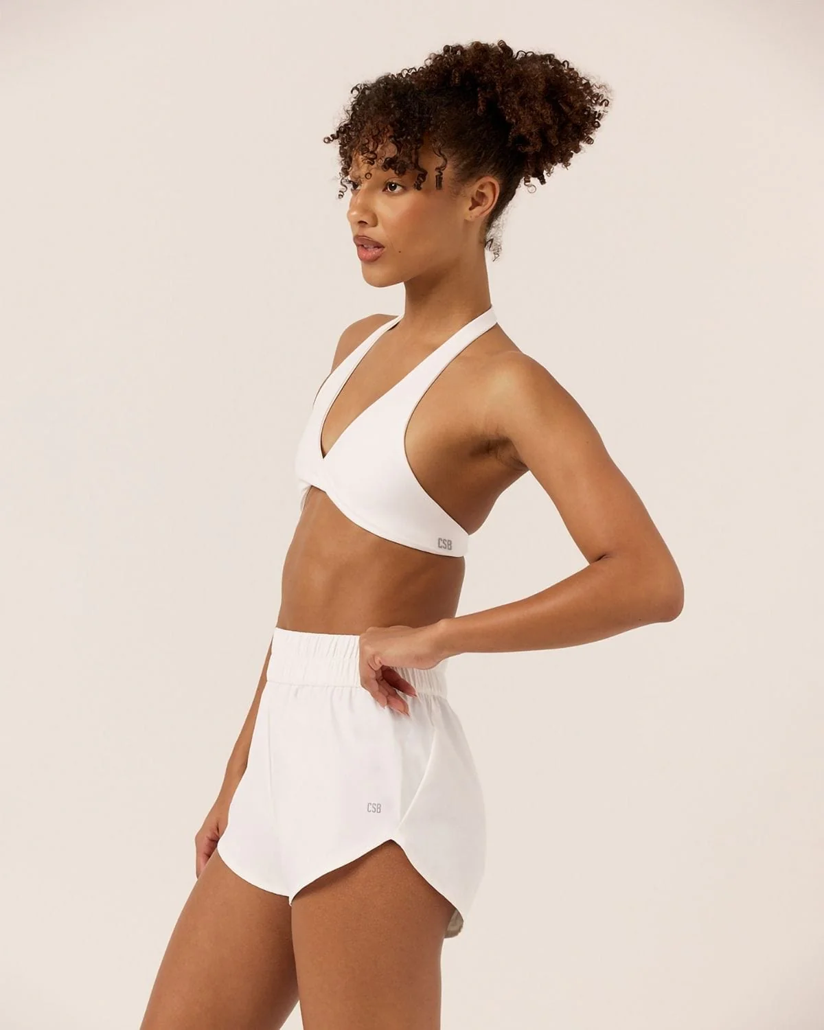 CSB Run Shorts | White - Image 3