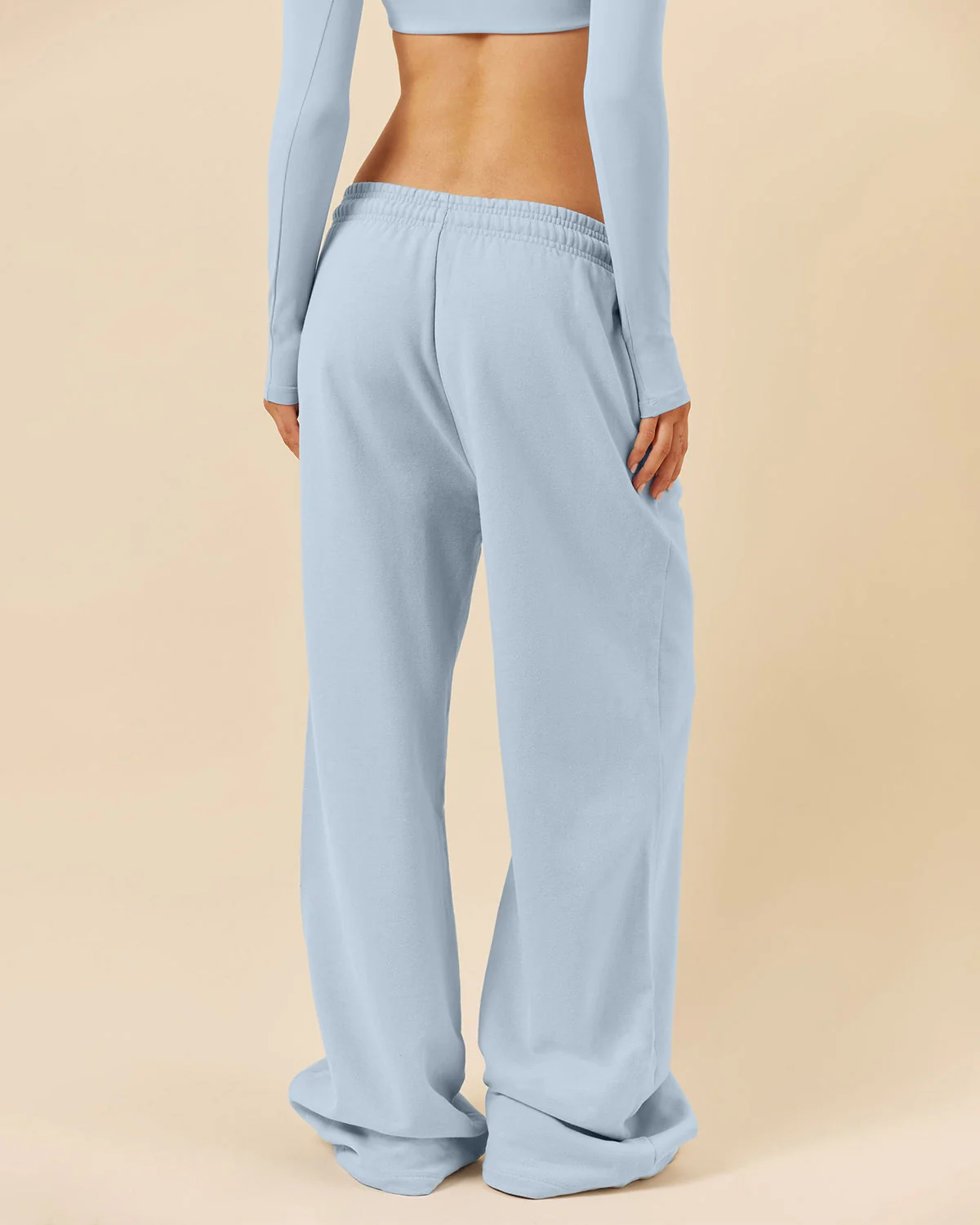 CSB Wide Leg Sweatpant | Dusty Blue - Image 3