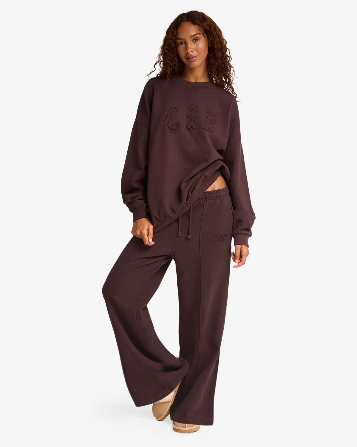 CSB Wide Leg Sweatpant | Espresso - Image 6