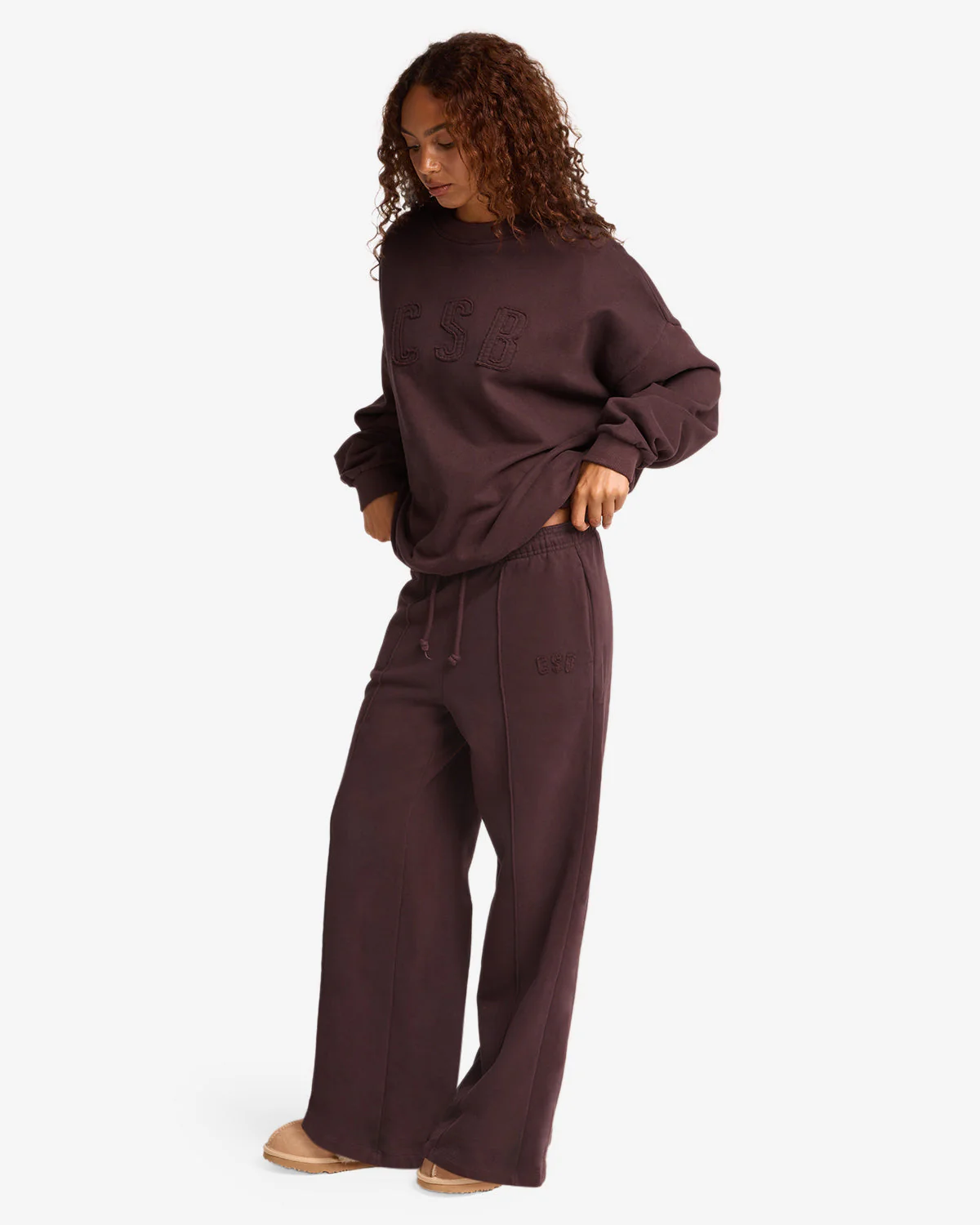 CSB Wide Leg Sweatpant | Espresso - Image 8