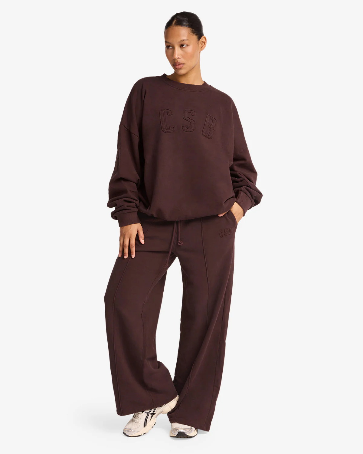CSB Wide Leg Sweatpant | Espresso - Image 9