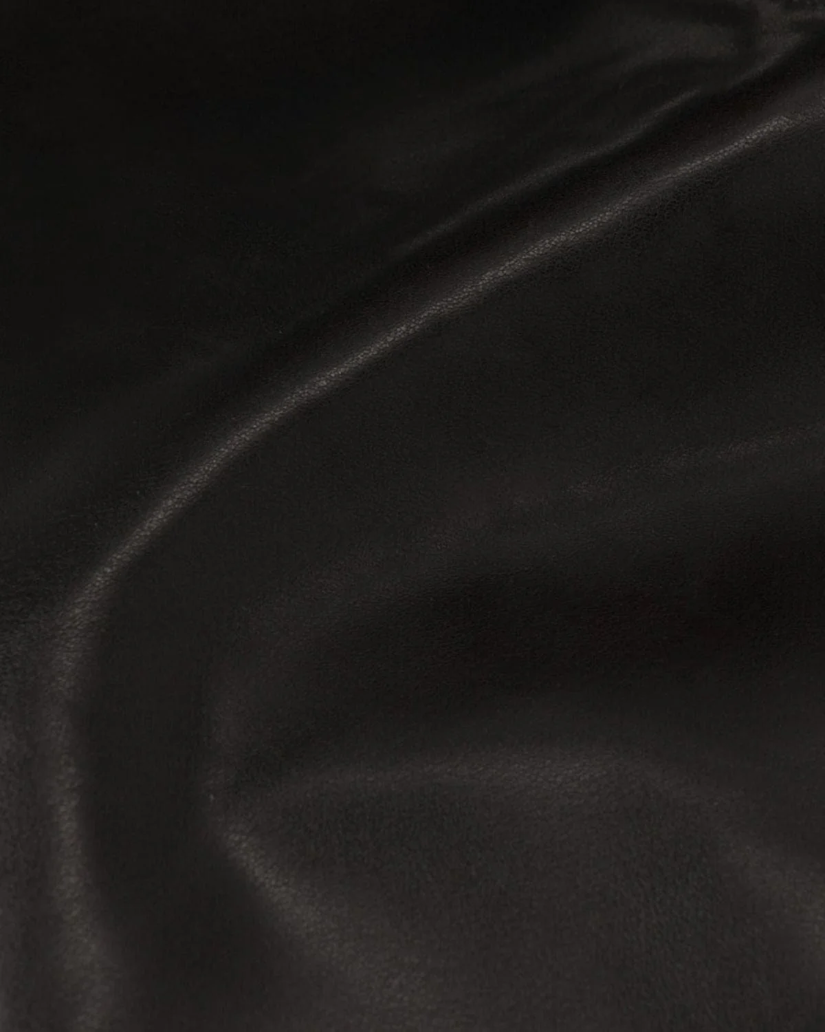 Faux Leather Bomber Jacket | Black - Image 8