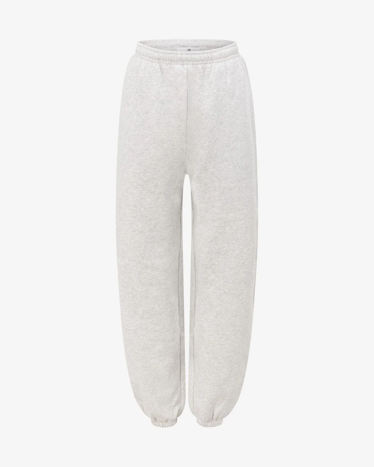 Fleece Oversized Cuff Sweatpants | Snow Marl - Image 10