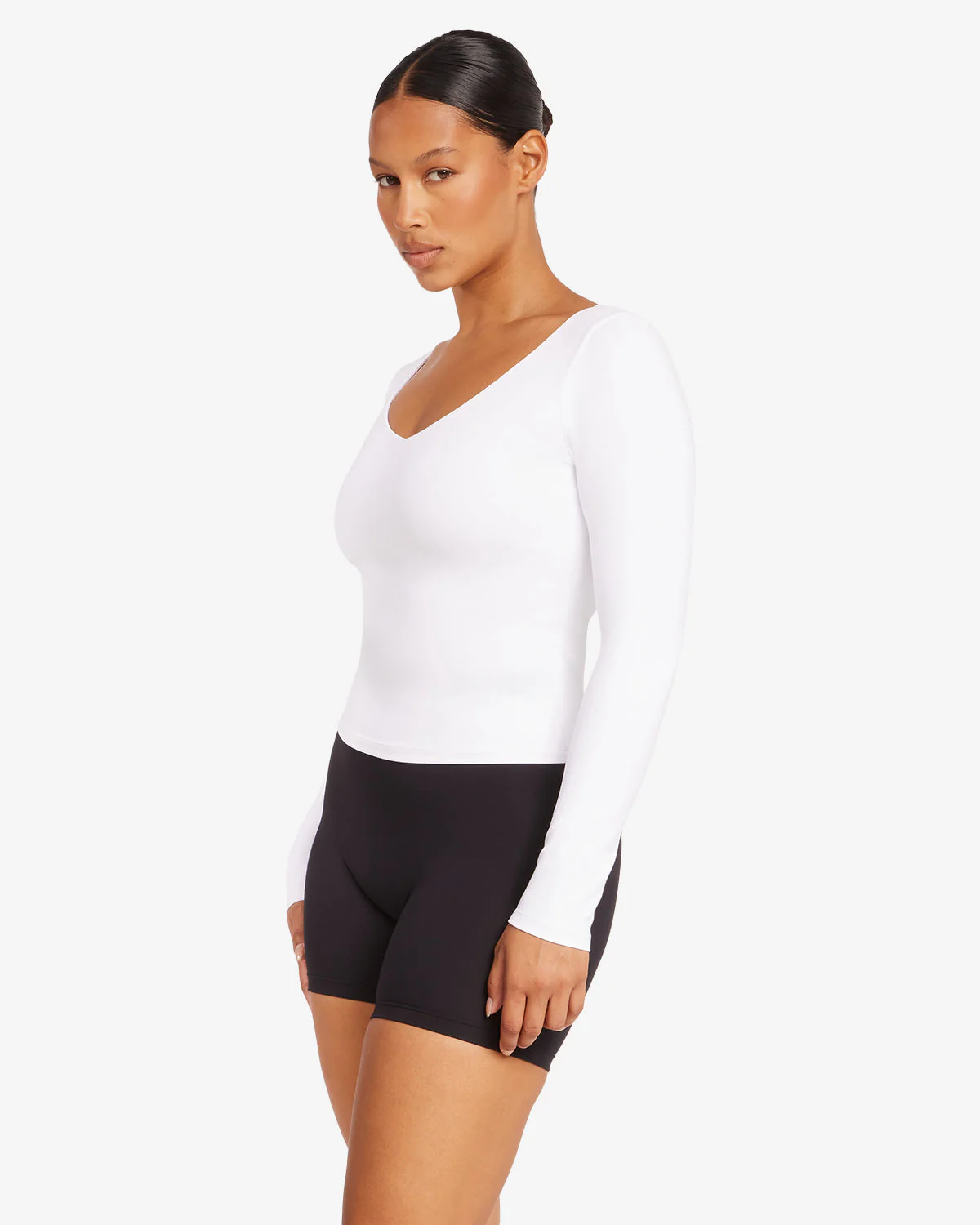 Form Alina Long Sleeve Top | White - Image 2