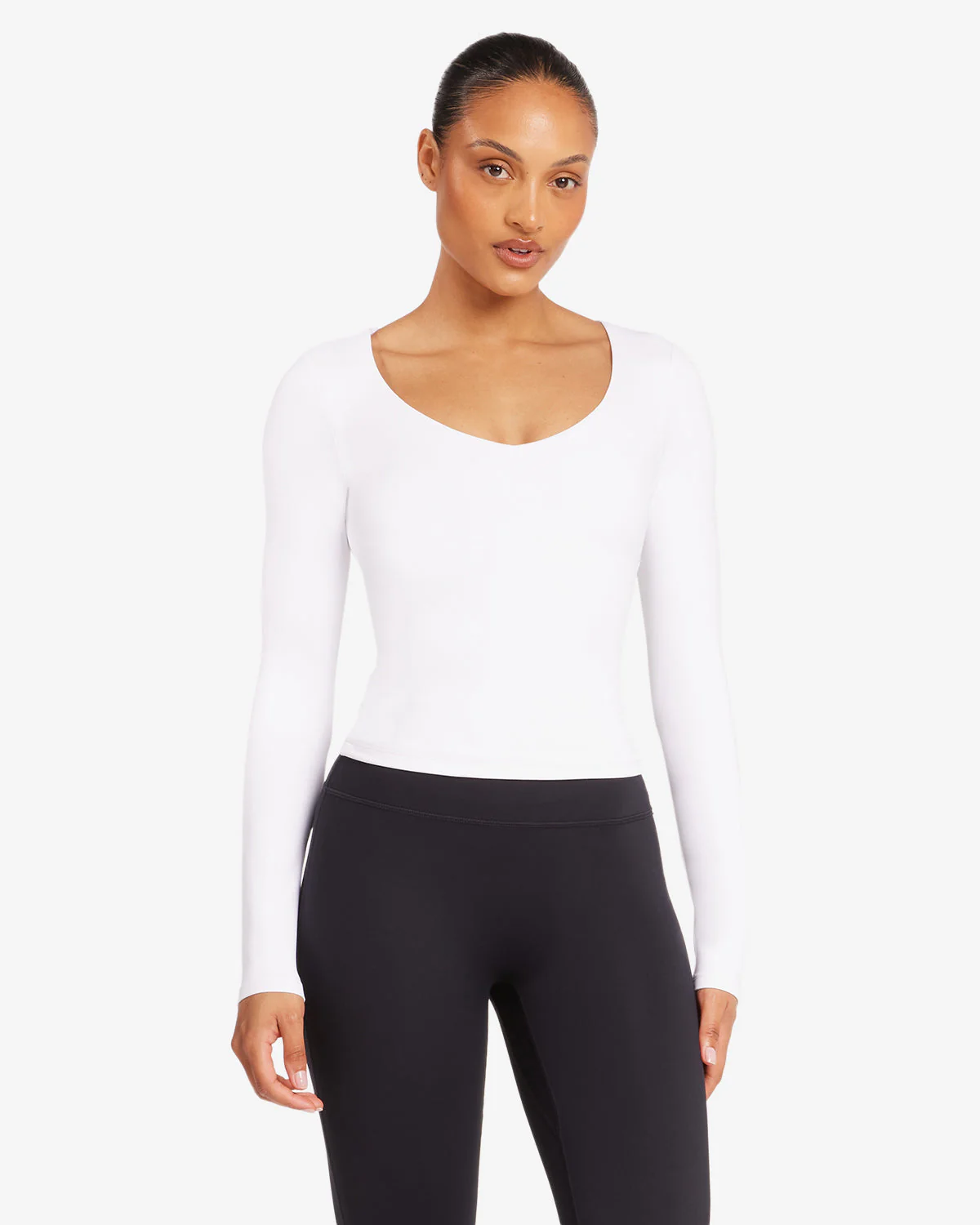 Form Alina Long Sleeve Top | White - Image 6
