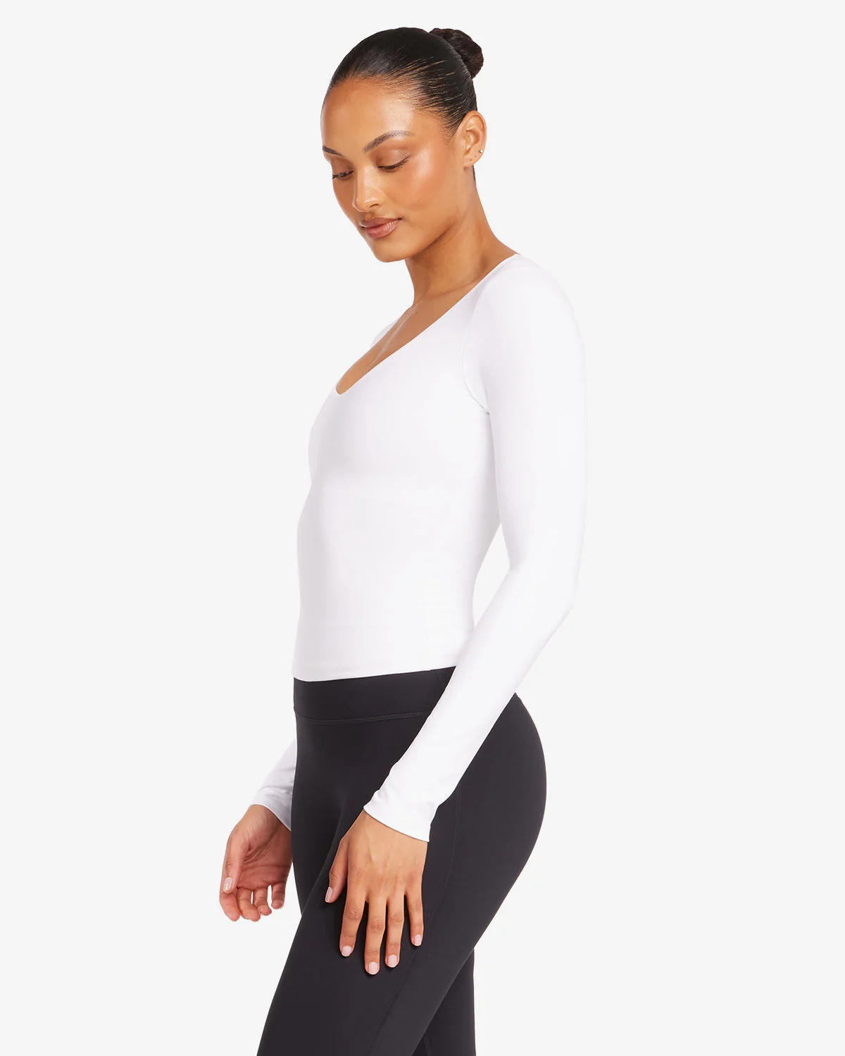 Form Alina Long Sleeve Top | White - Image 7