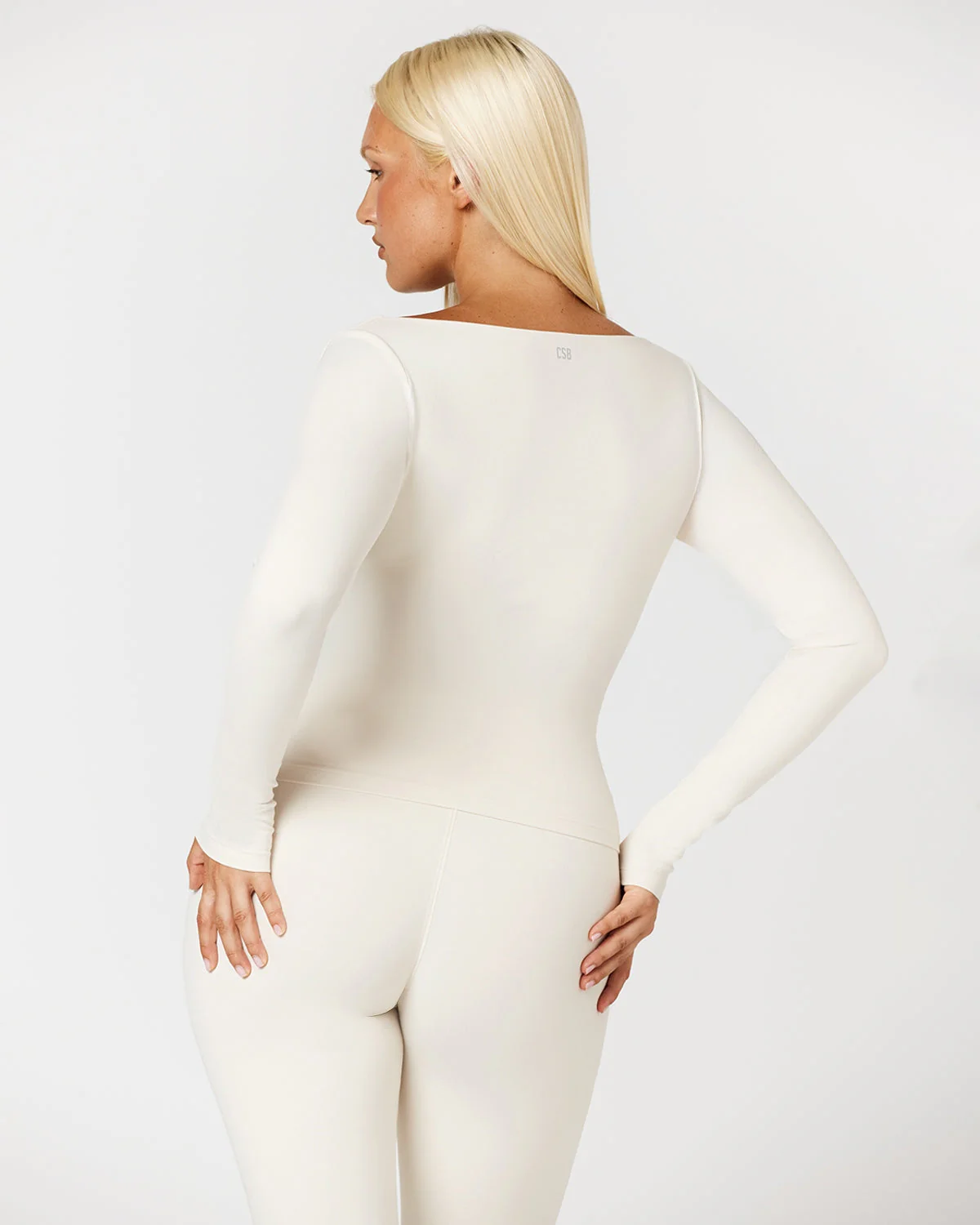 Form Eloise Long Sleeve Top | Vanilla - Image 3