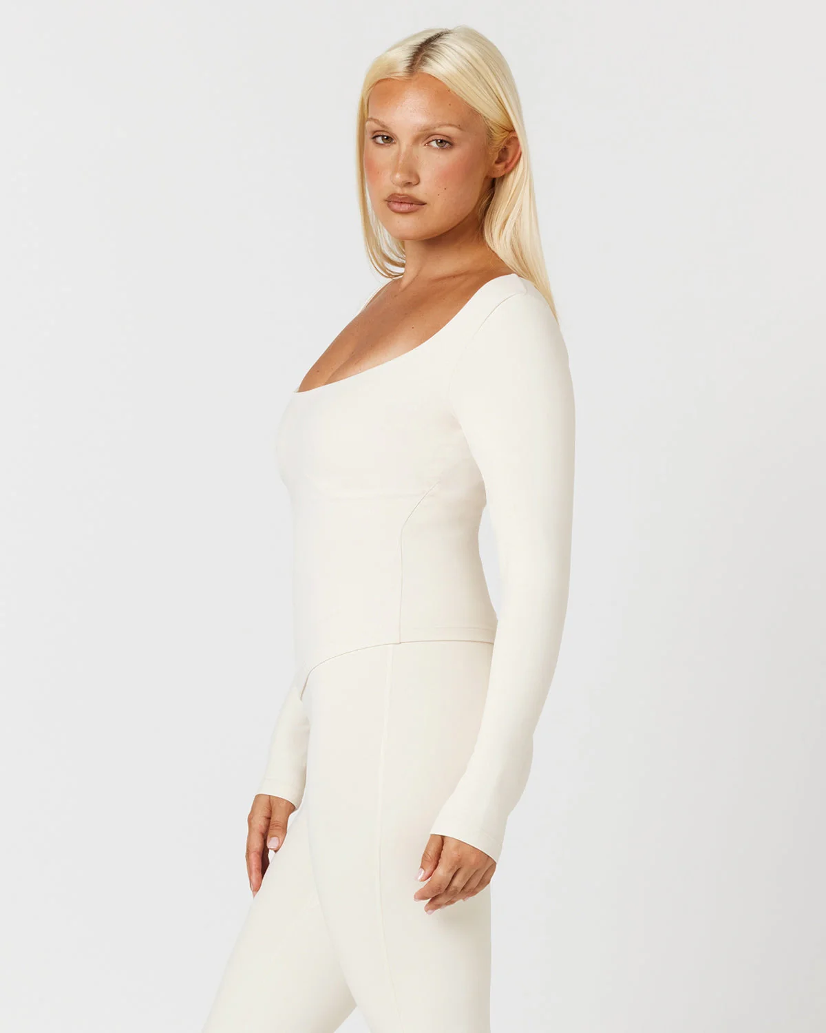 Form Eloise Long Sleeve Top | Vanilla - Image 5