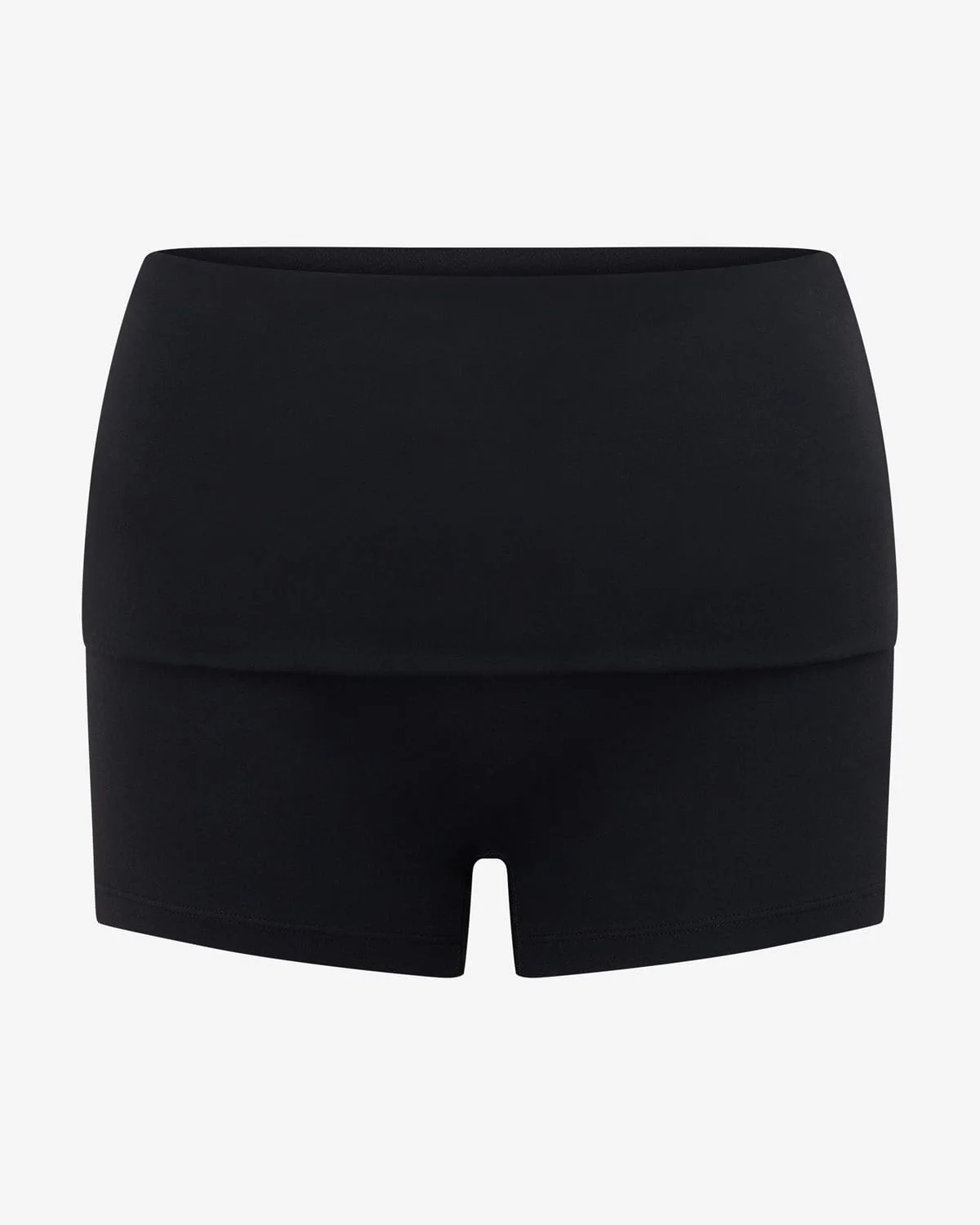 Form  Invisible Scrunch Fold Over Shorts 3" | Black - Image 7