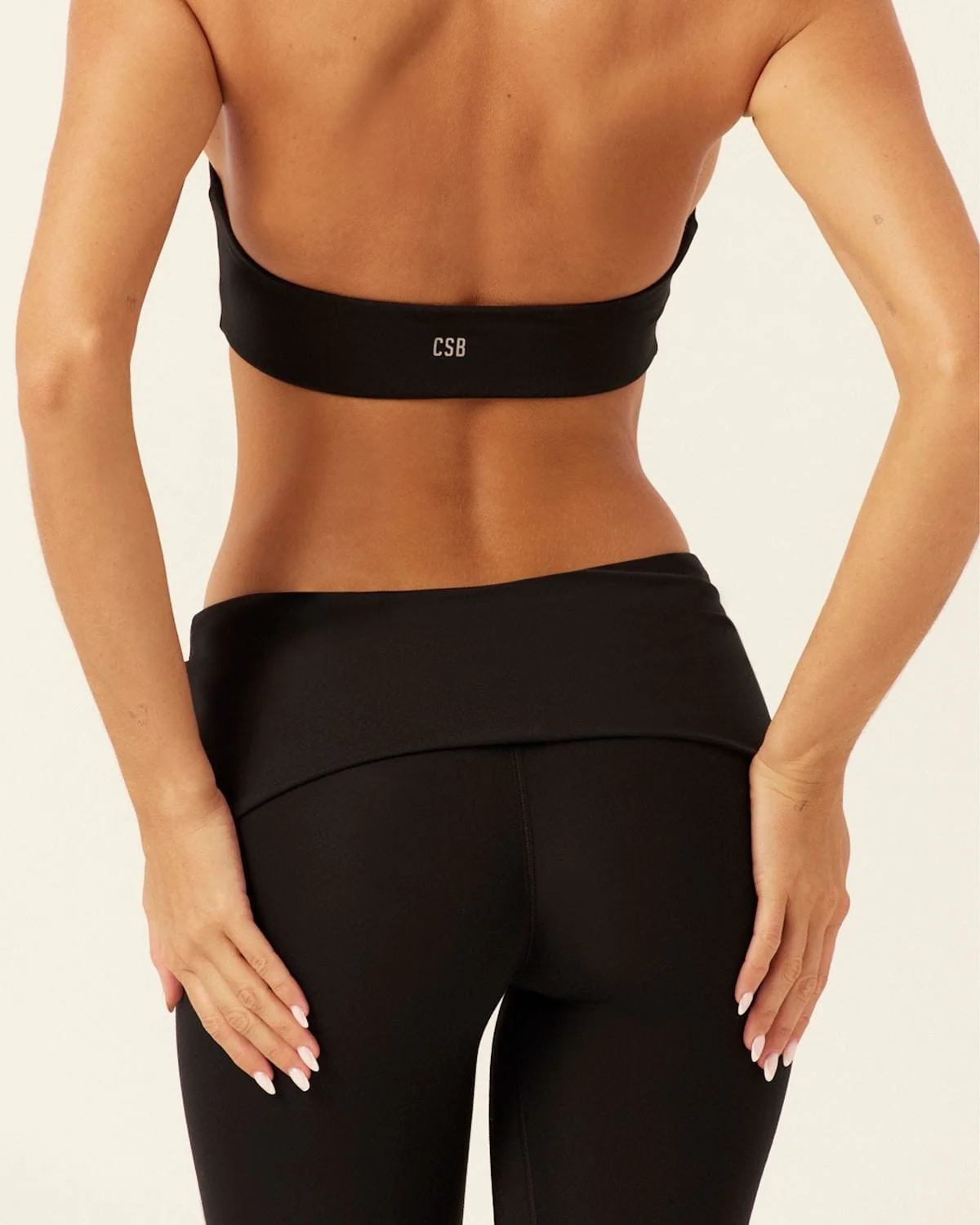 Form Fold Over Leggings | Black - Image 3