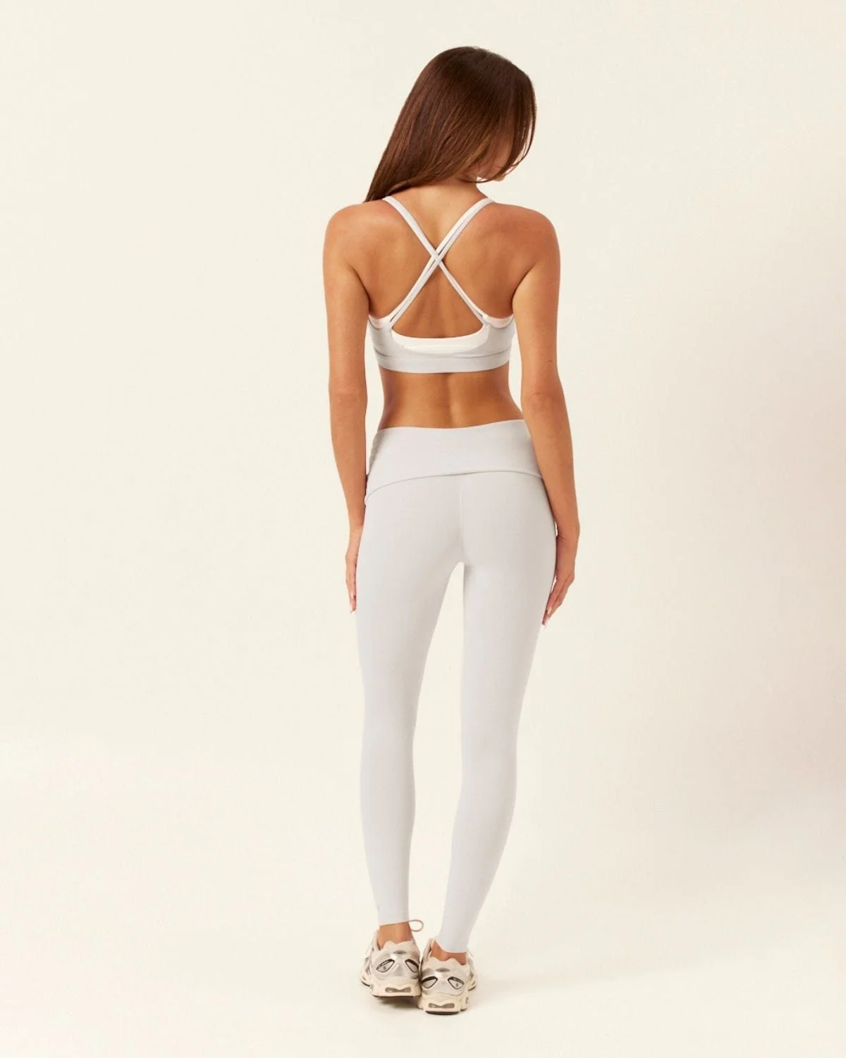 Form Fold Over Leggings | Dusty Grey - Image 5