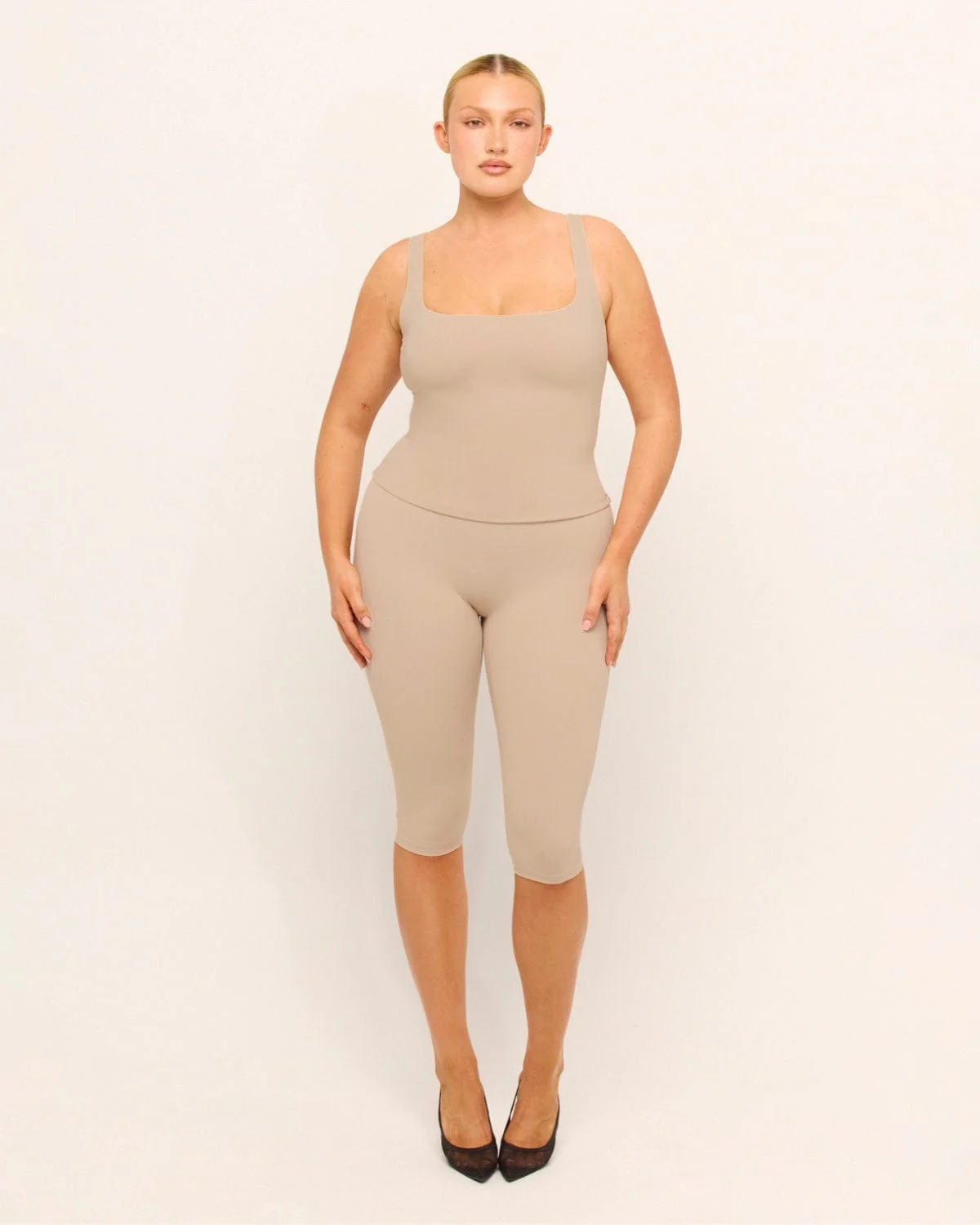 Form Invisible Scrunch Capri Leggings | Fawn - Image 9