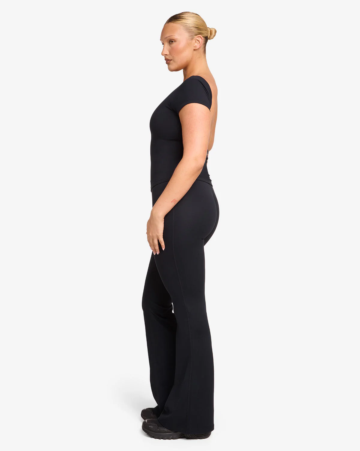 Form Invisible Scrunch Flare Leggings Tall | Black - Image 3