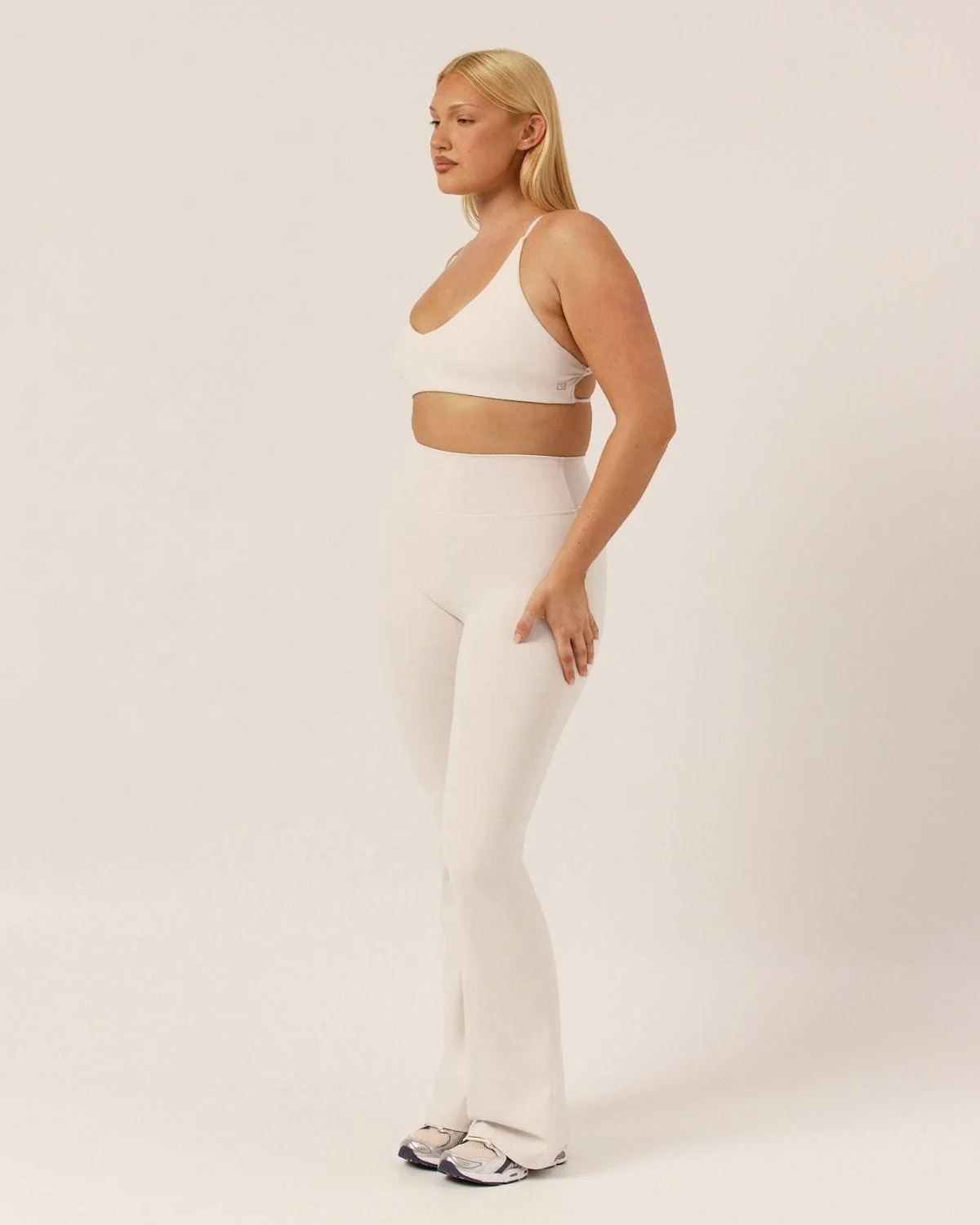 Form Invisible Scrunch Flare Leggings Tall | Vanilla - Image 8