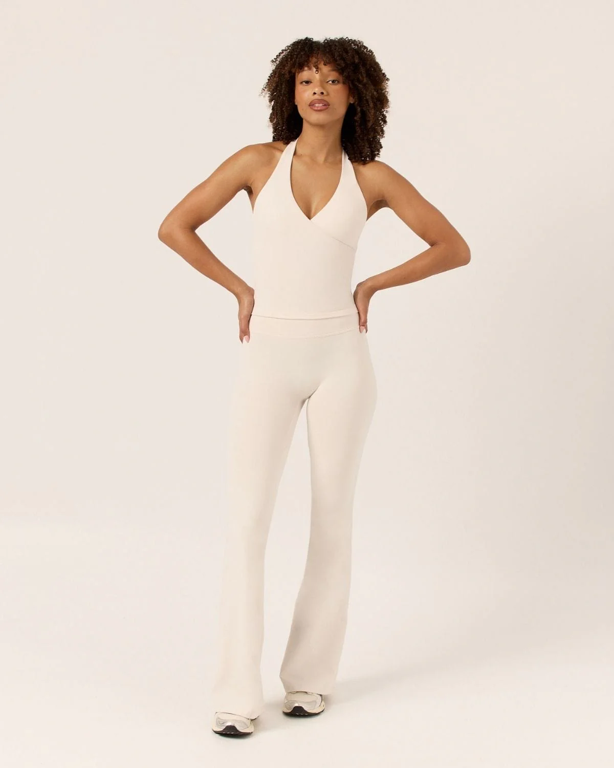 Form Invisible Scrunch Flare Leggings | Vanilla - Image 7