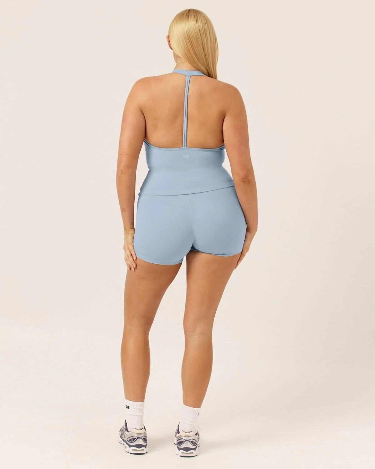Form Invisible Scrunch Shorts 4" | Dusty Blue - Image 5