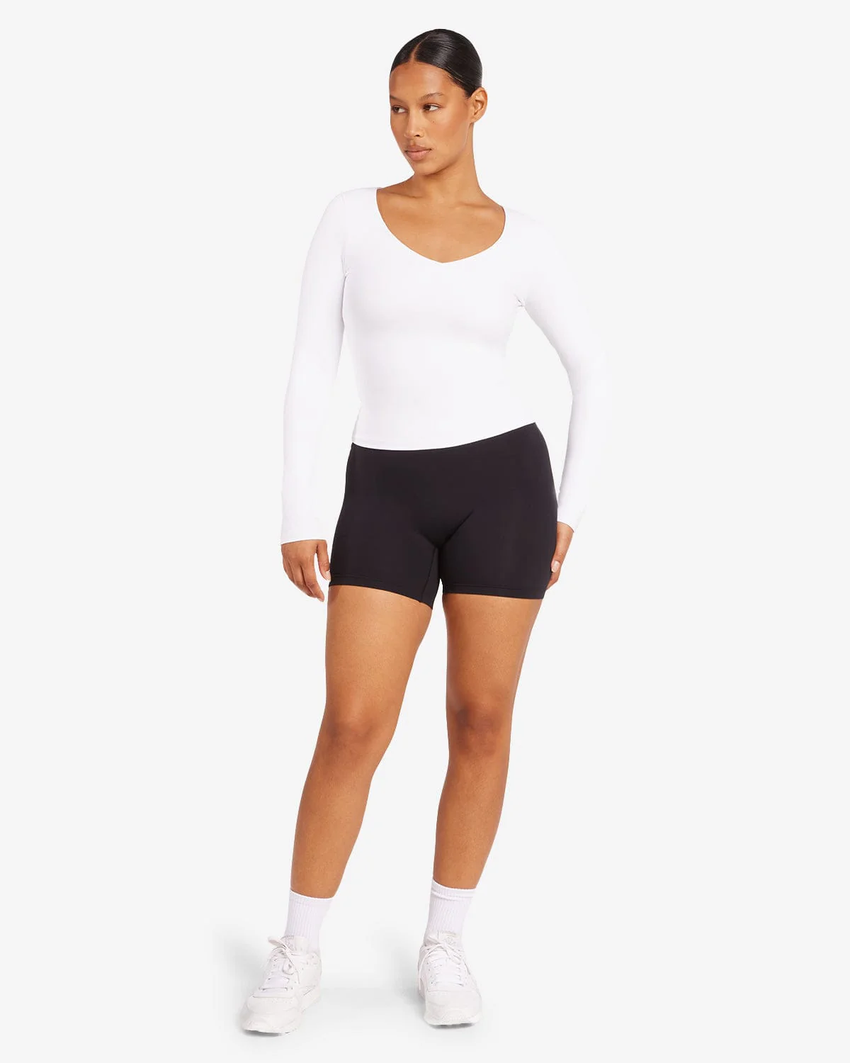 Form Invisible Scrunch Shorts 5" | Black - Image 12