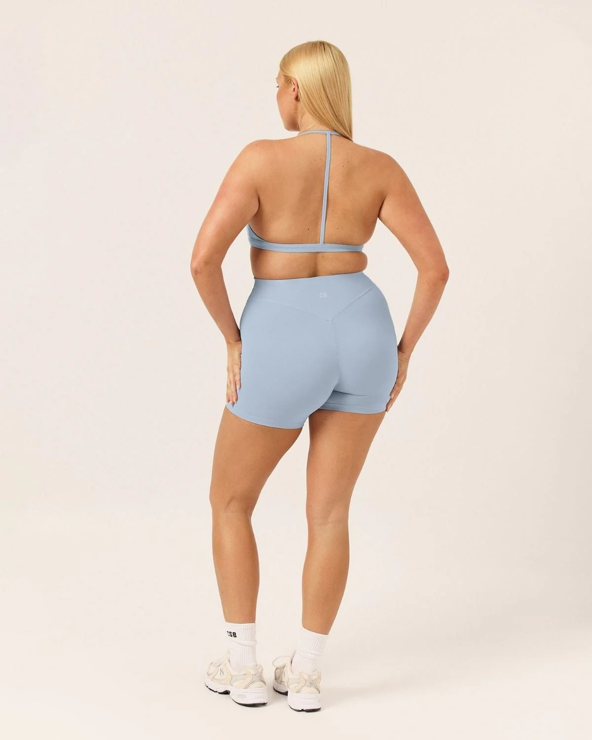 Form Invisible Scrunch Shorts 5" | Dusty Blue - Image 10