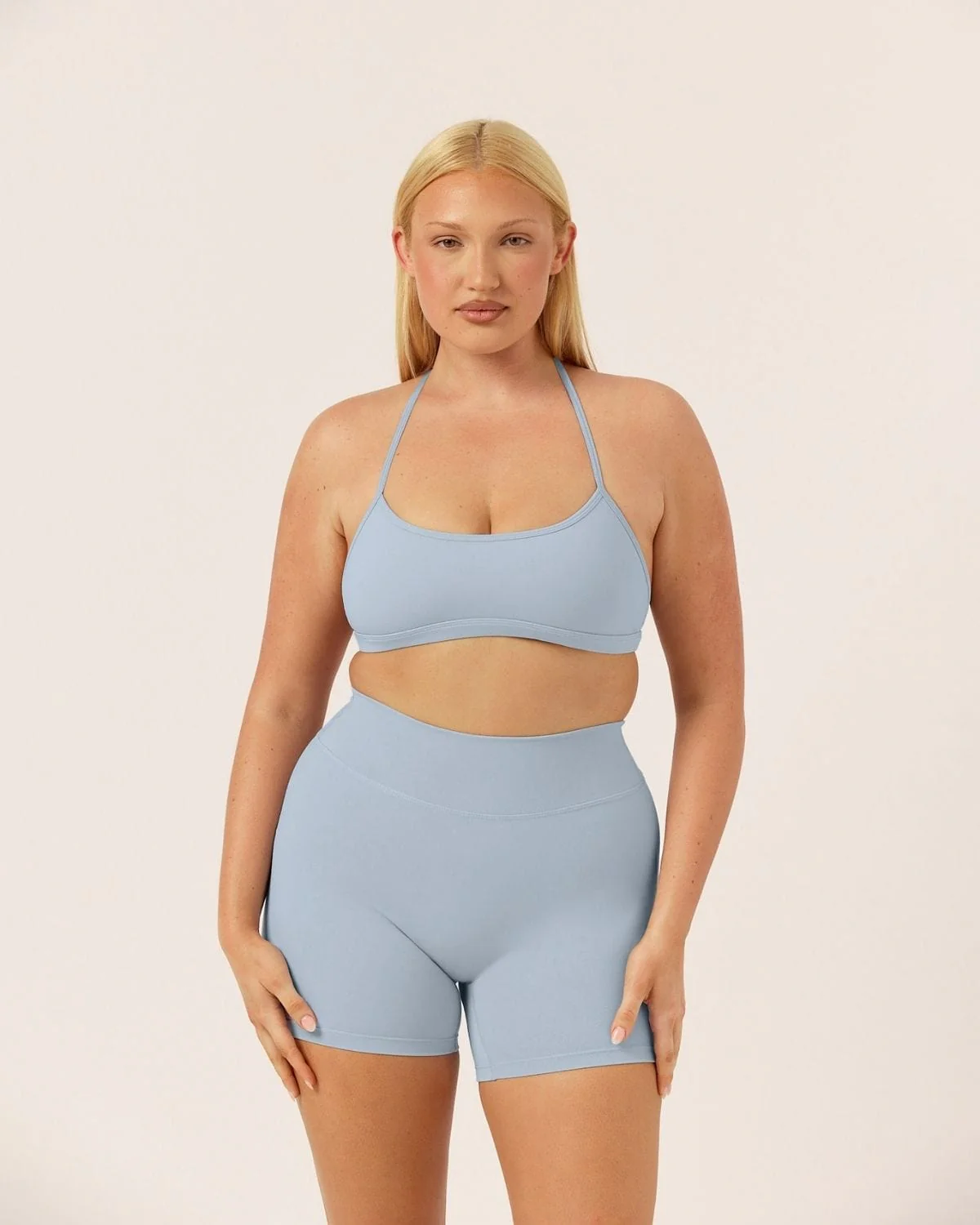 Form Invisible Scrunch Shorts 5" | Dusty Blue - Image 7