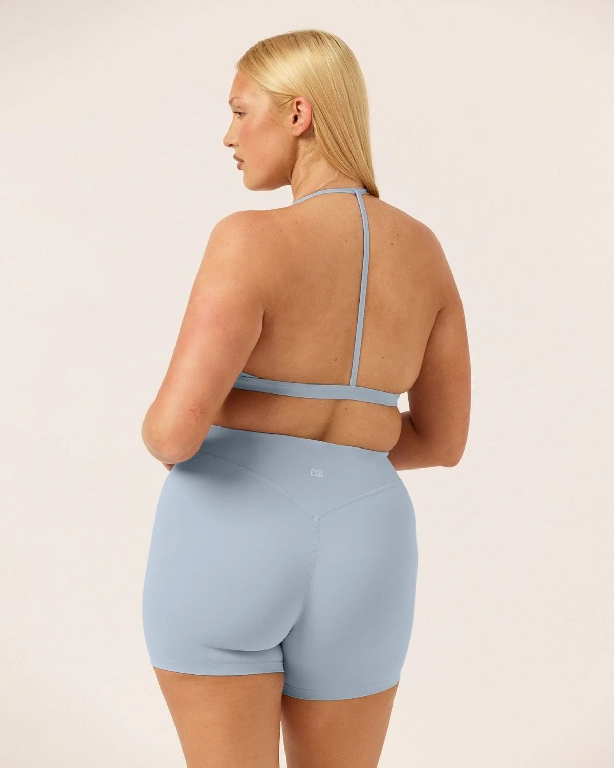 Form Invisible Scrunch Shorts 5" | Dusty Blue - Image 8