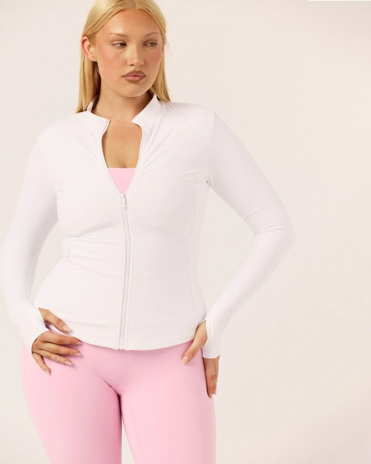 Freedom Longline Contour Jacket | White - Image 5