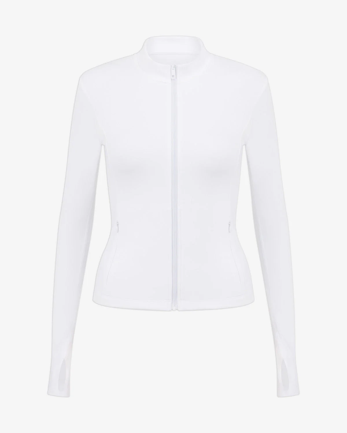 Freedom Pocket Zip Up Jacket | White - Image 6