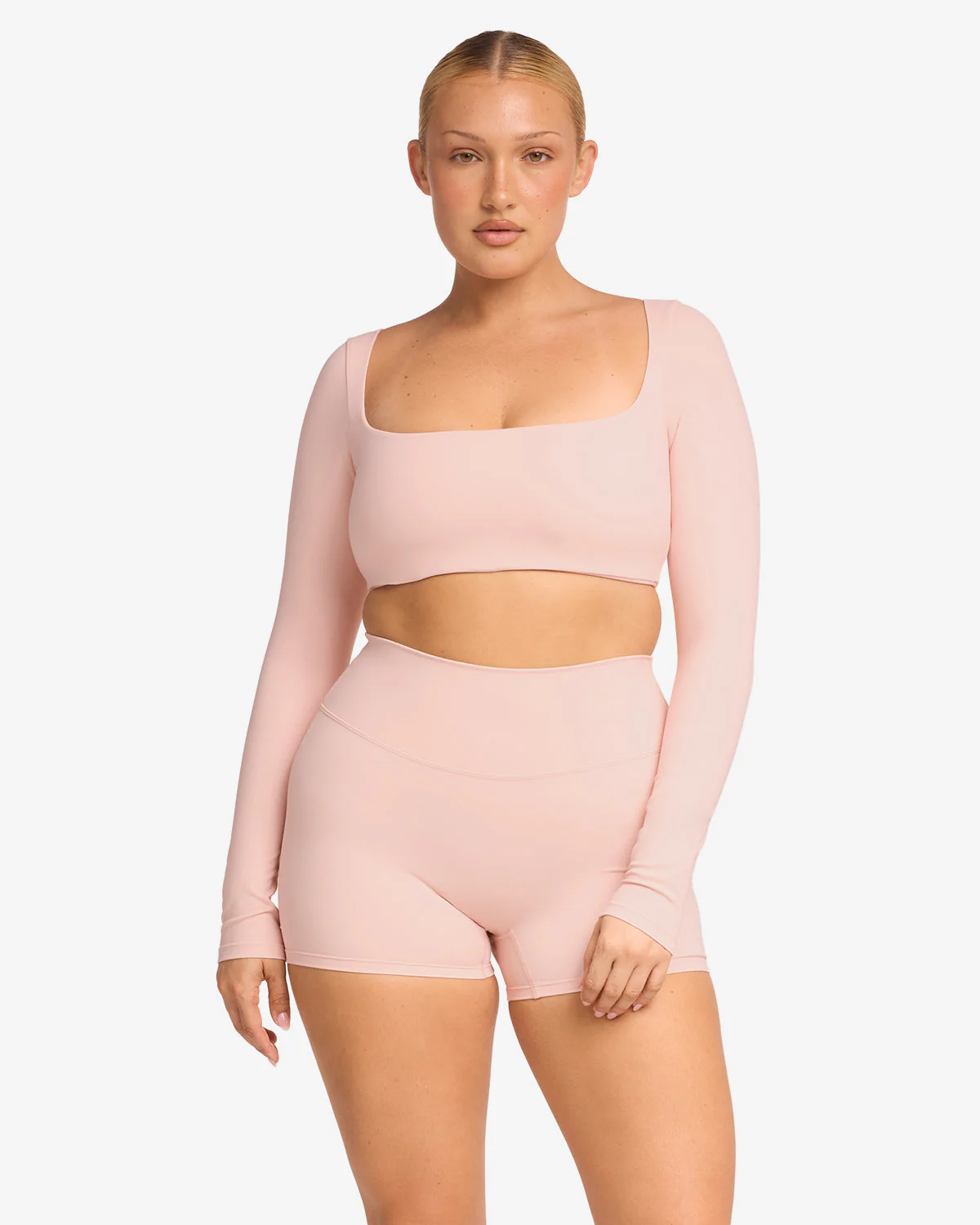 Freedom Scoop Long Sleeve Crop | Blush - Image 6