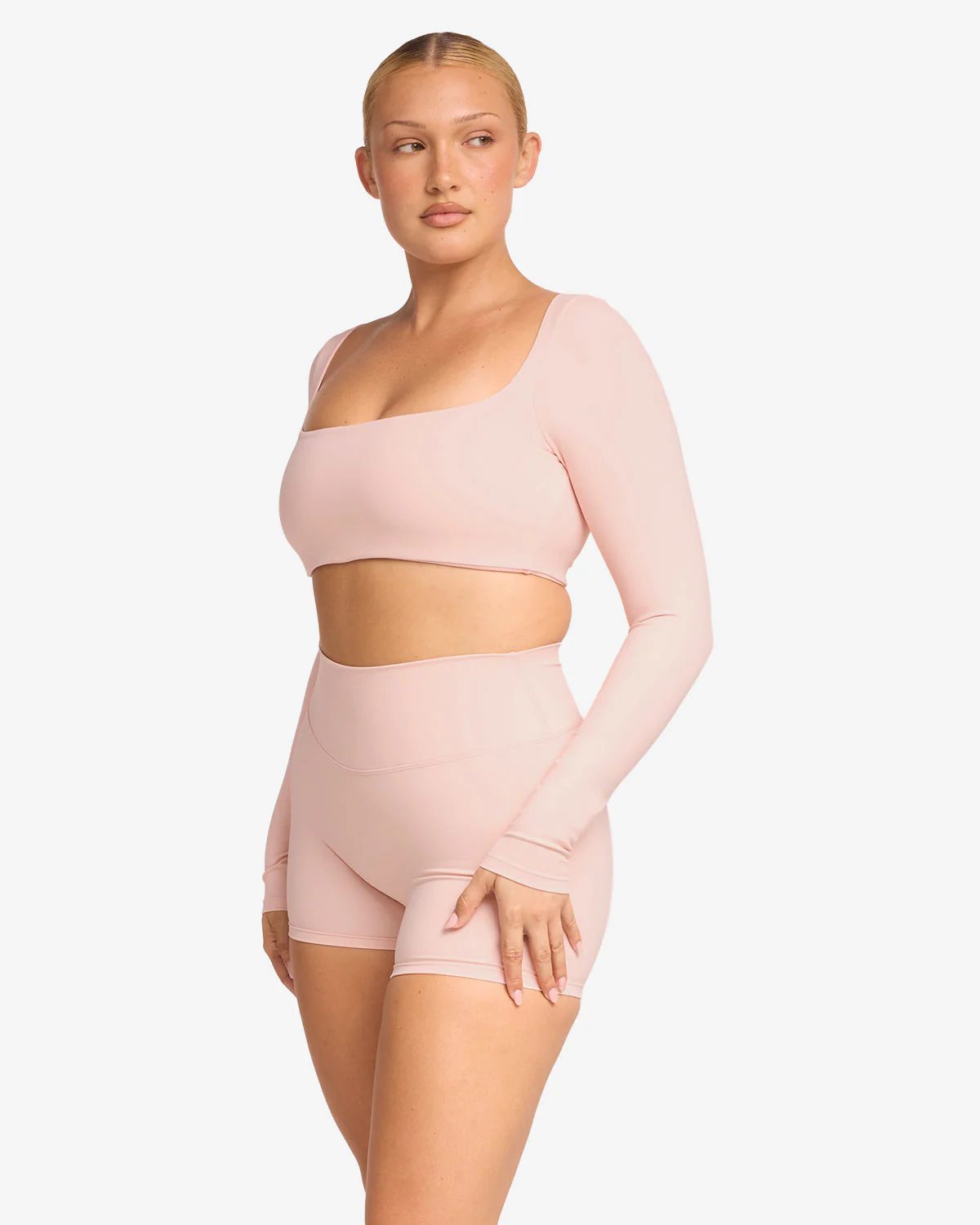Freedom Scoop Long Sleeve Crop | Blush - Image 7