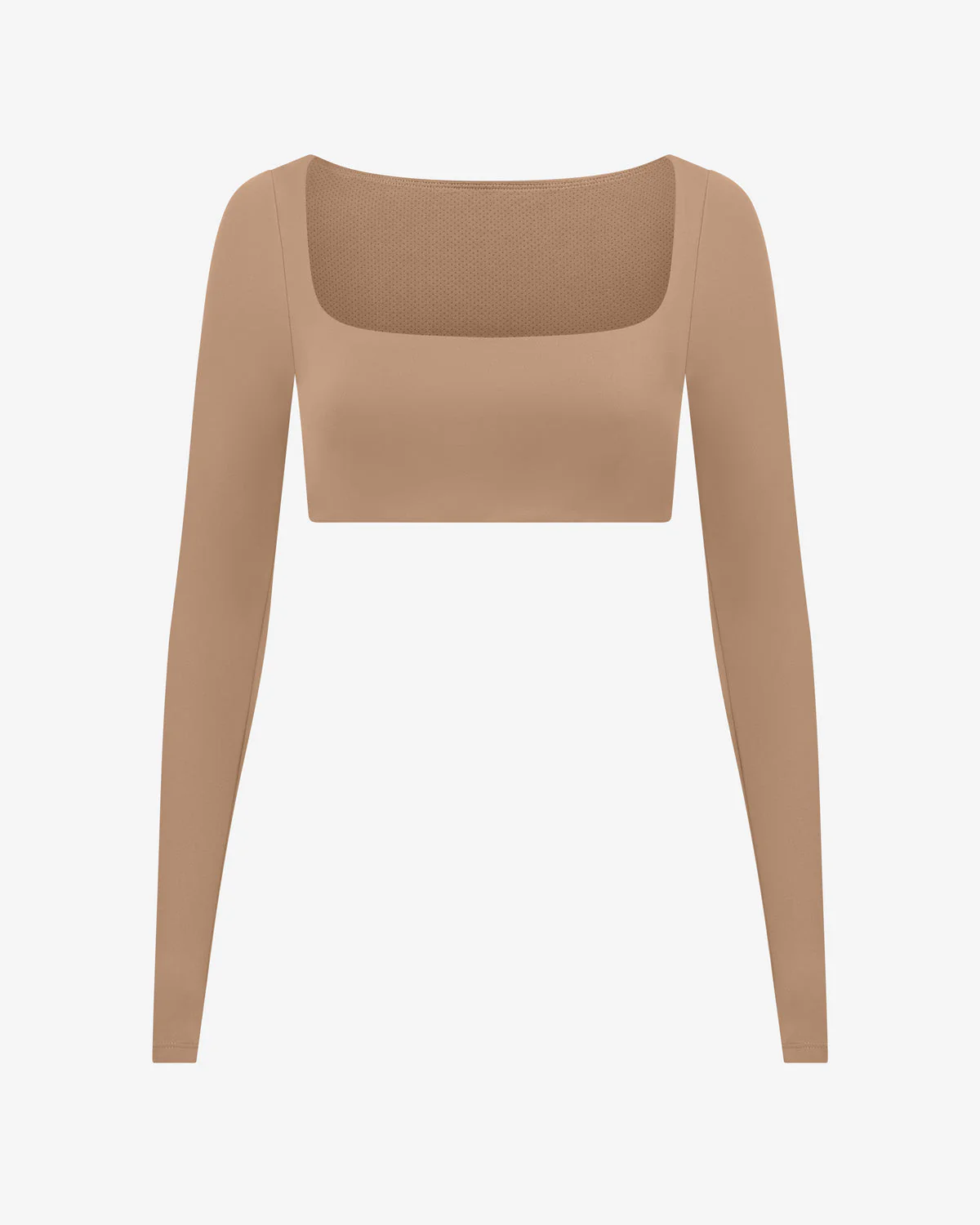 Freedom Scoop Long Sleeve Crop | Toffee - Image 4