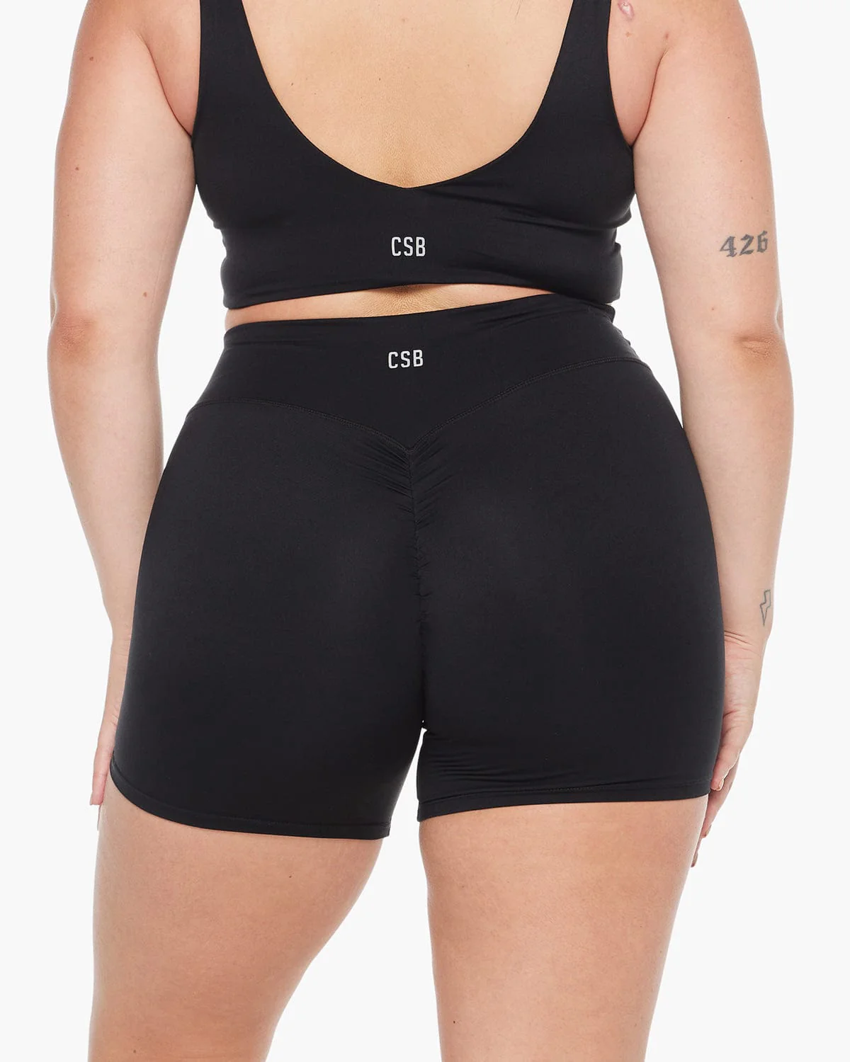 Freedom Scrunch Shorts 4" | Black - Image 10