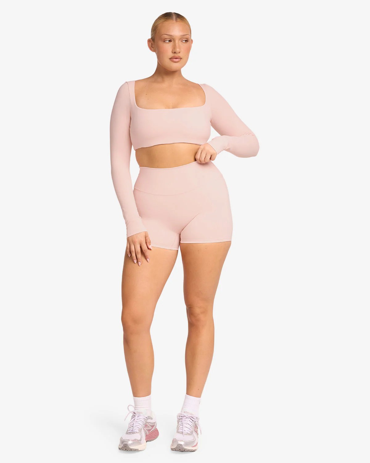 Freedom Scrunch Shorts 4" | Blush - Image 13