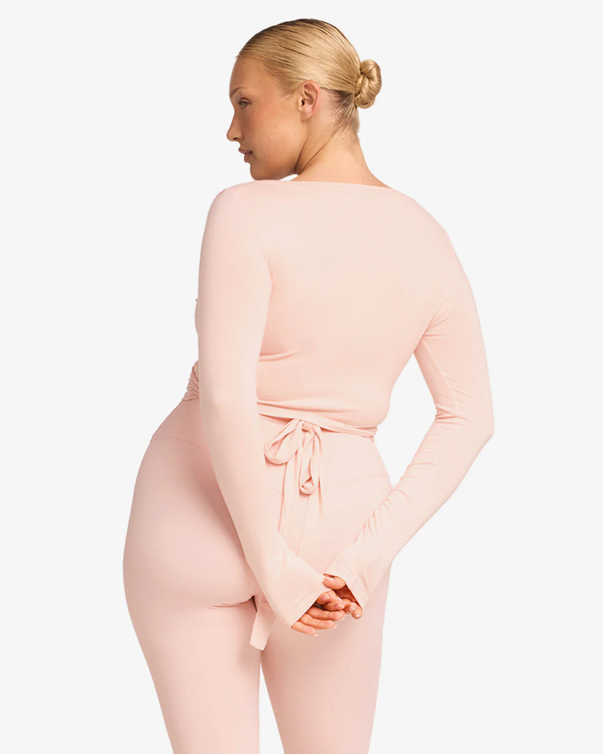 Ballet Wrap Top | Blush - Image 12