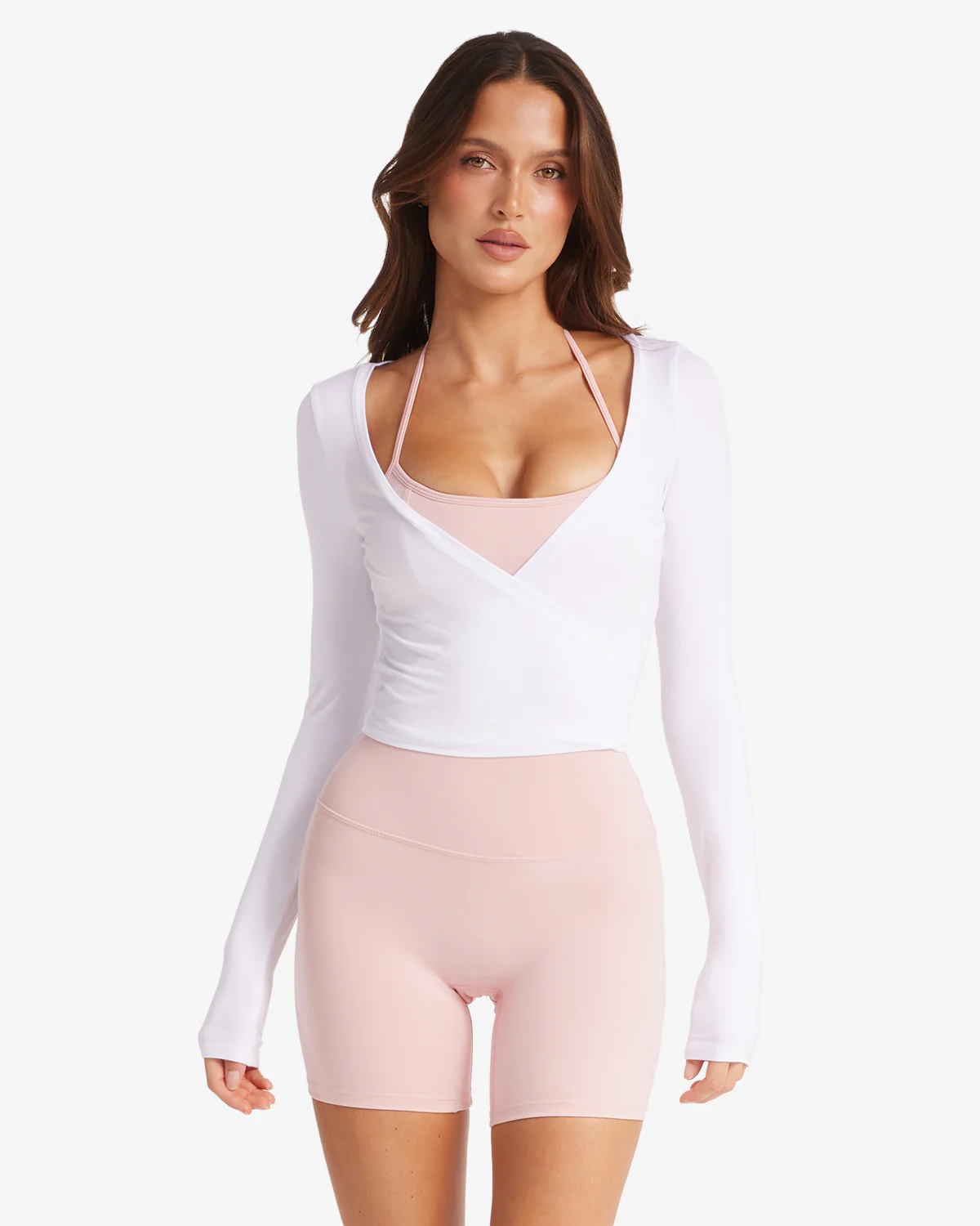 Ballet Wrap Top | White - Image 10