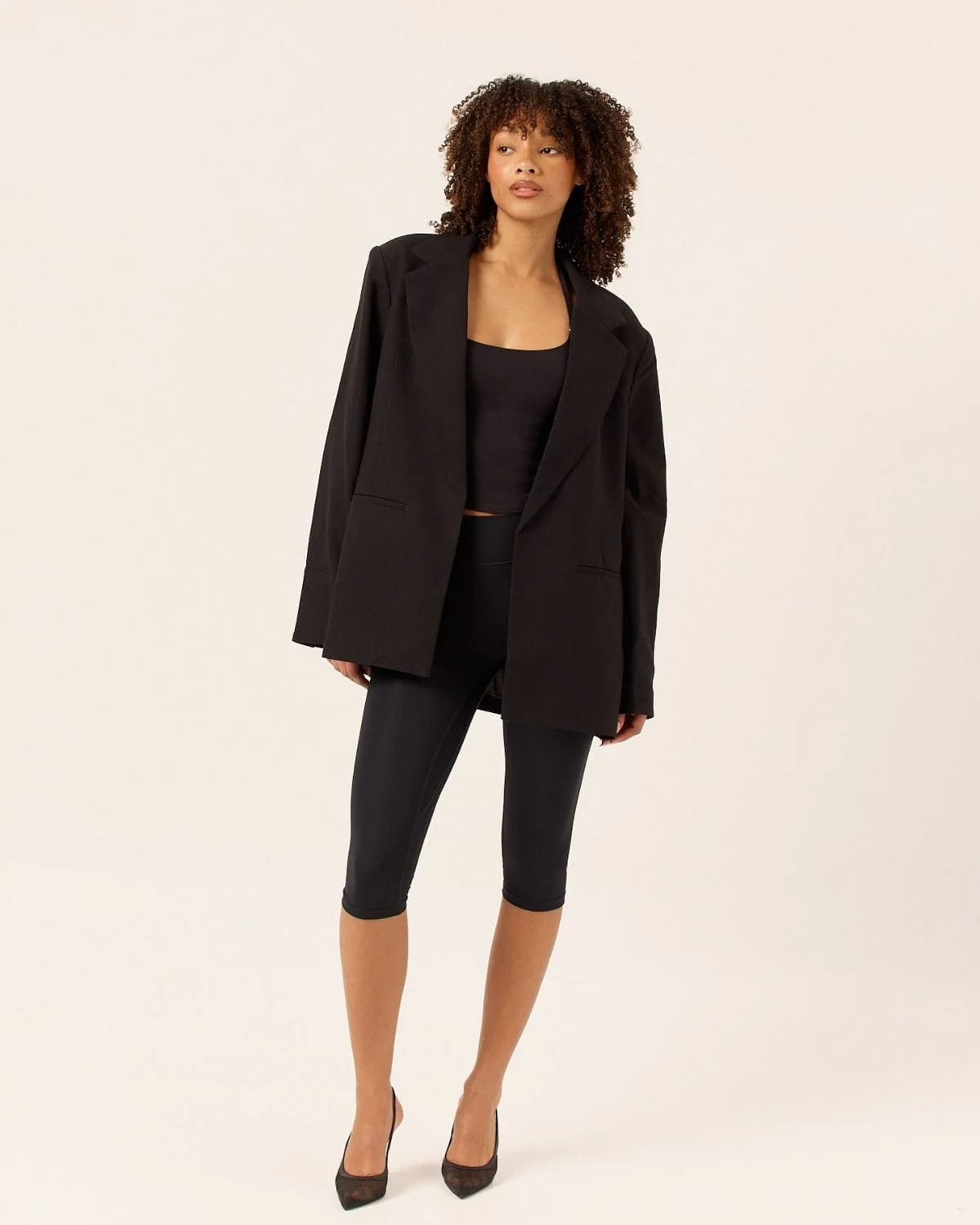Oversized Blazer | Black - Image 6