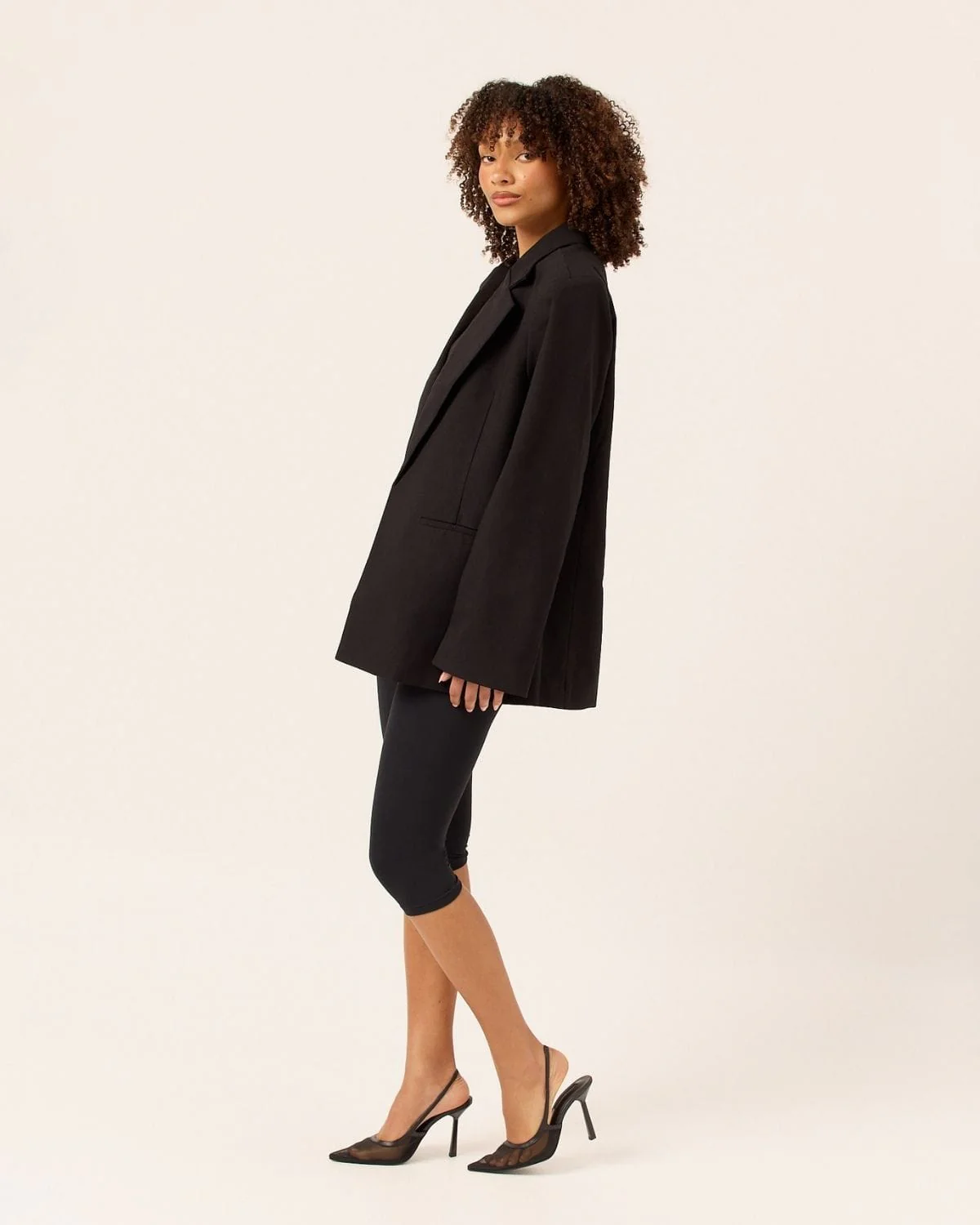 Oversized Blazer | Black - Image 7