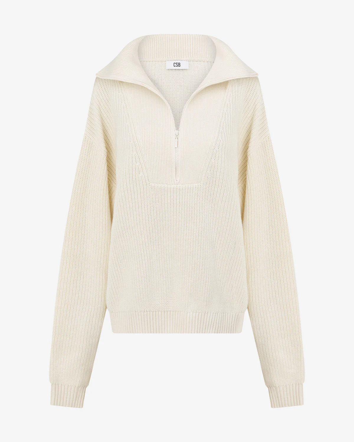Oversized Knit Sweater | Milk - Image 10