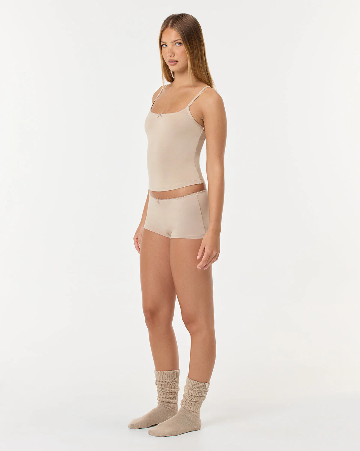 Picot Sleep Short | Teddy - Image 3