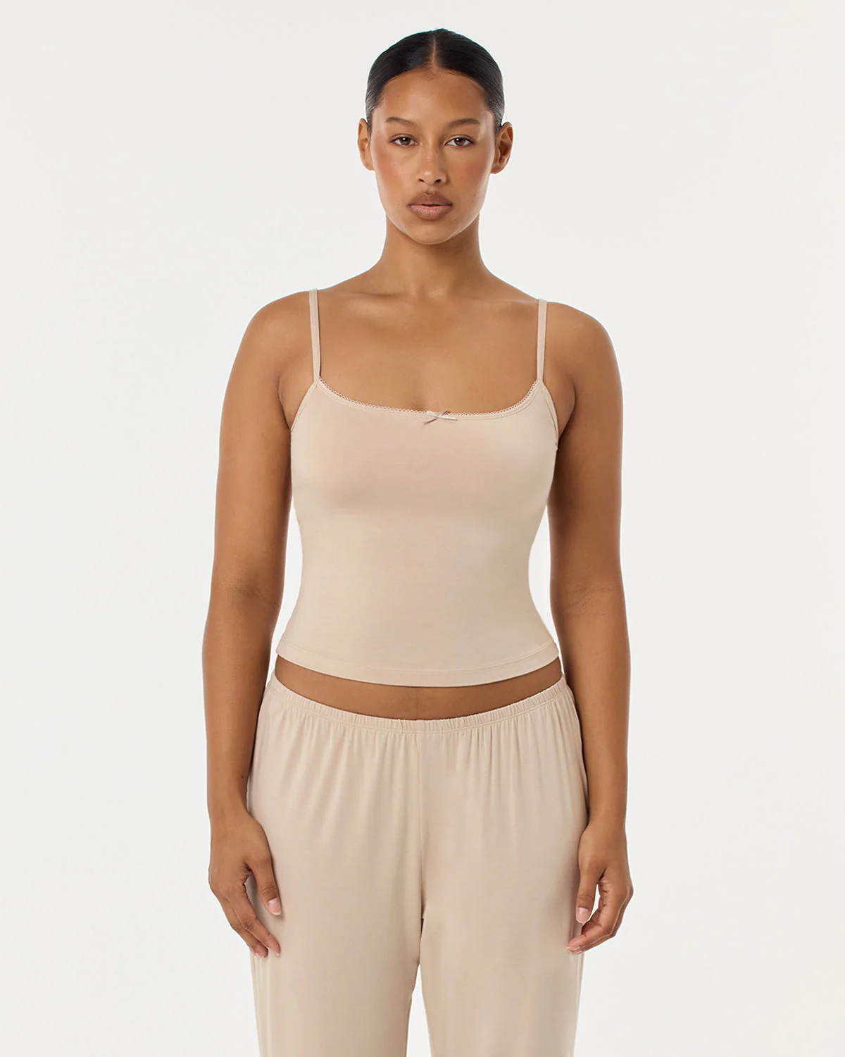 Picot Sleep Tank | Teddy - Image 5