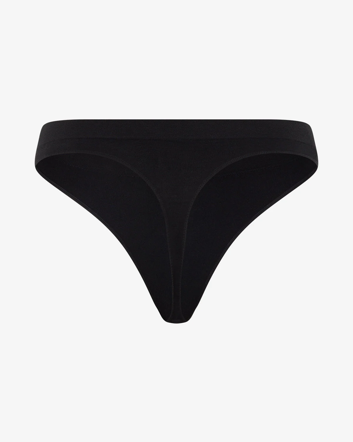 Seamless Bamboo Thong | Black - Image 5