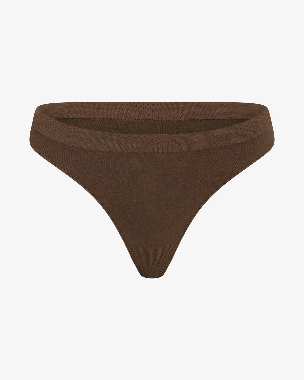 Seamless Bamboo Thong | Chocolate - Image 4
