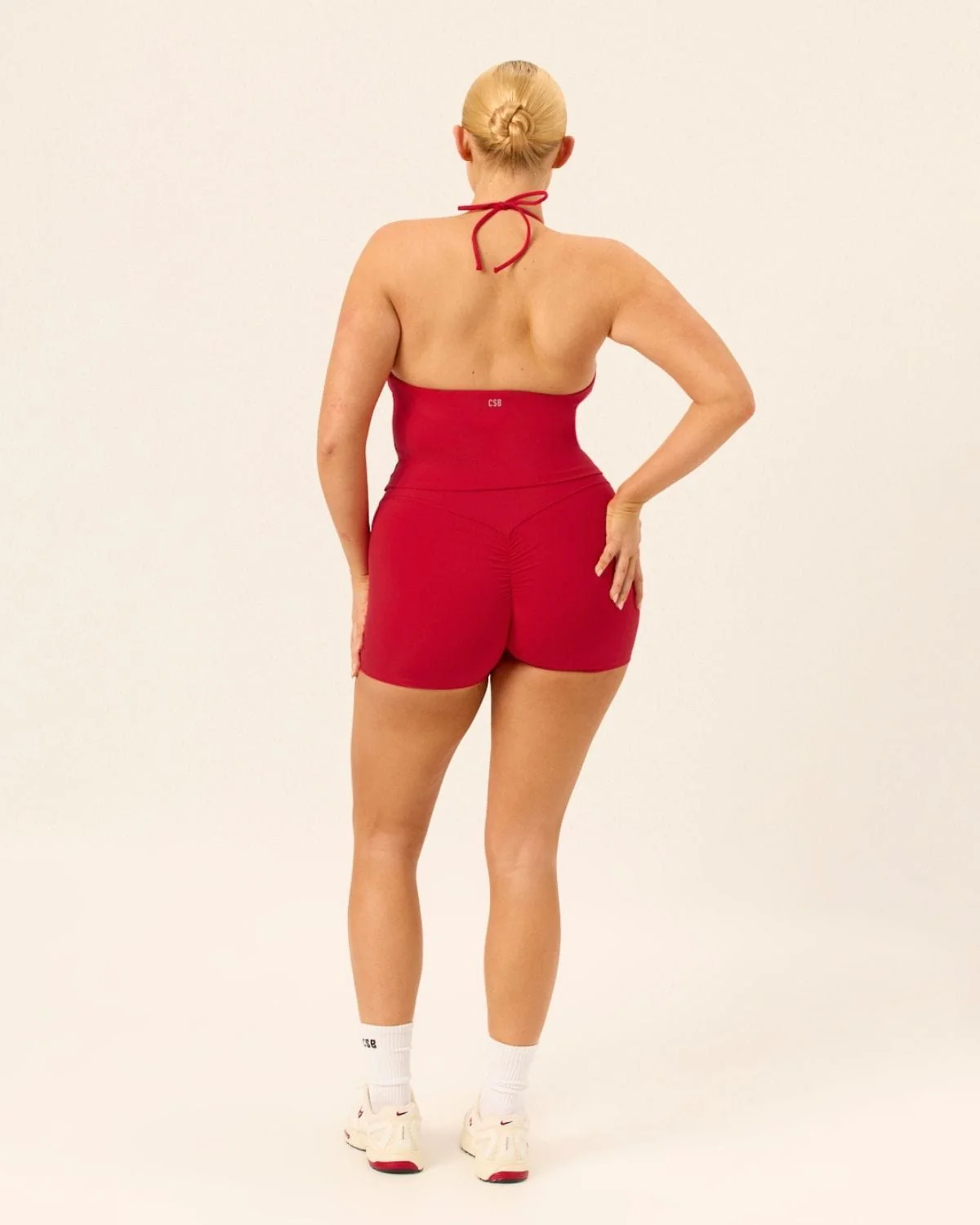 Serenity Scrunch Shorts 4" | Chilli - Image 5