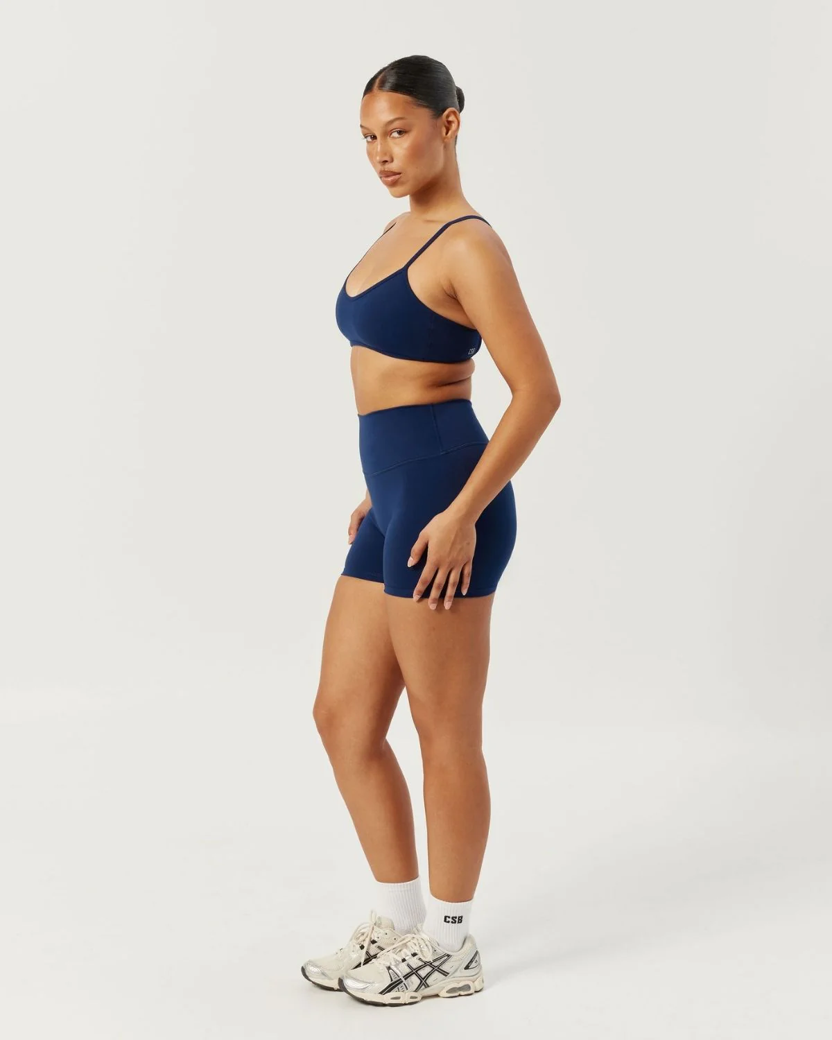 Serenity Scrunch Shorts 4" | Navy - Image 7